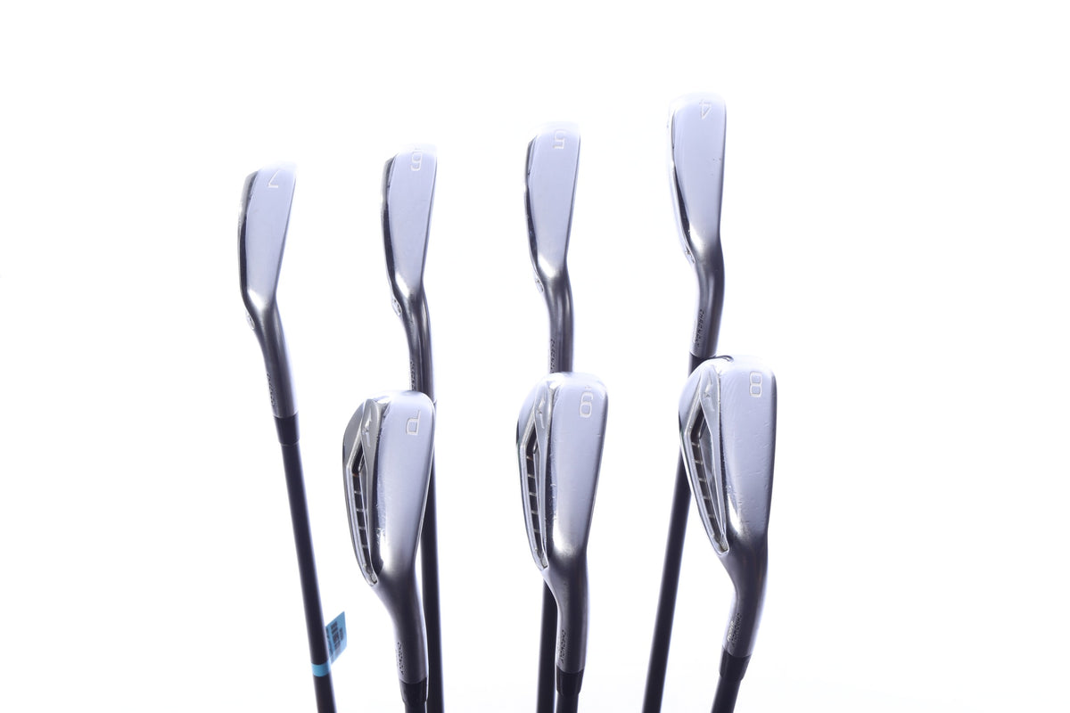 Used Mizuno JPX 919 Hot Metal Iron Set - Right-Handed - 4-PW - Seniors Flex