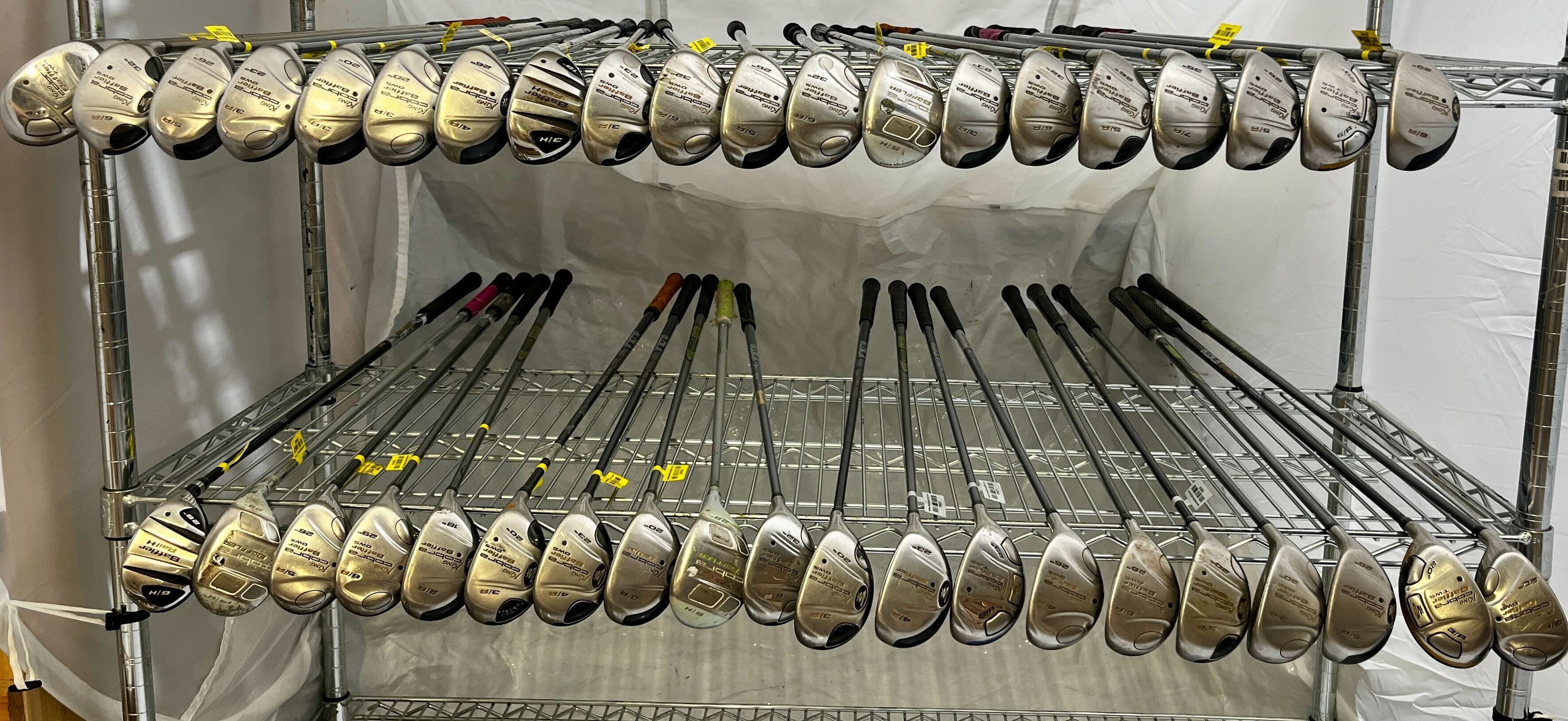 Wholesale Lot of 40 Golf Clubs - Cobra Baffler Hybrids-Next Round