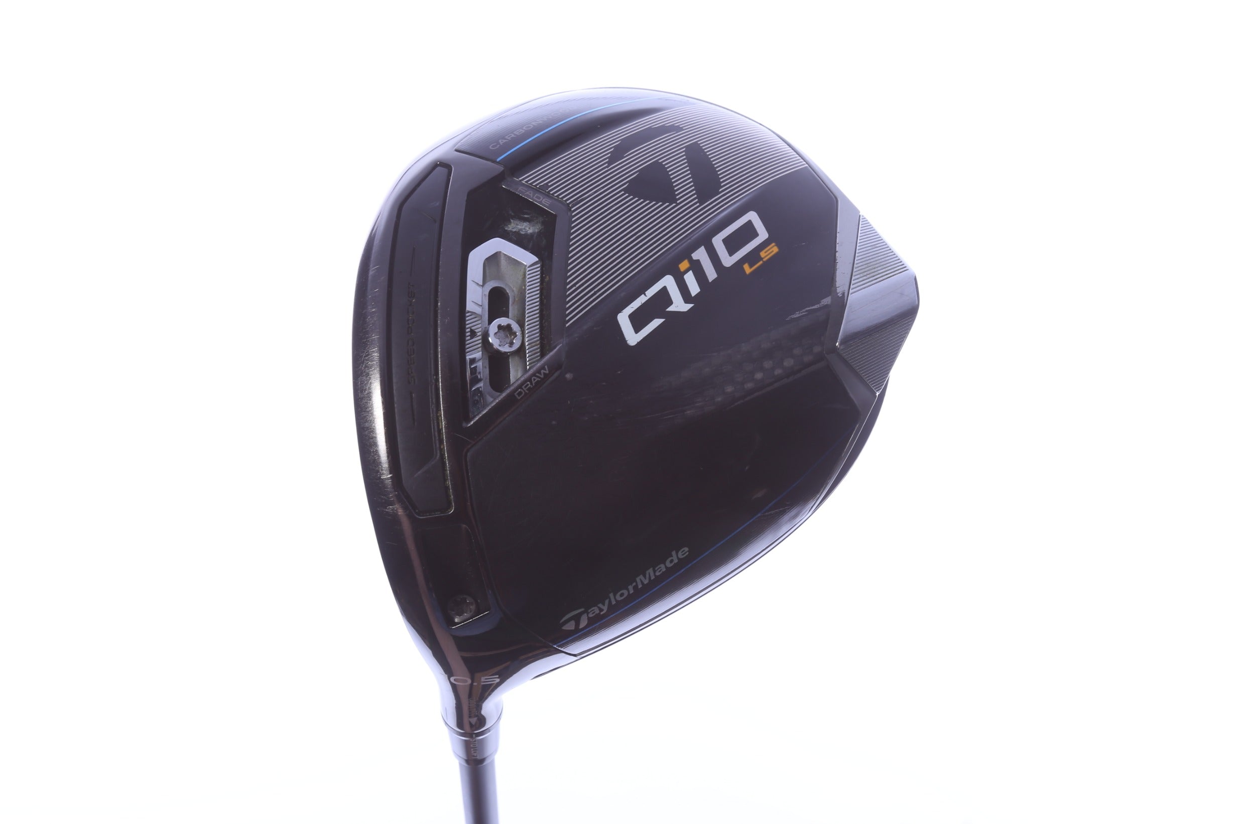 Used TaylorMade Qi10 LS Driver - 10.5 Degrees - Stiff Flex Mitsubishi Tensei AV Limited Blue - Left-Handed-Next Round