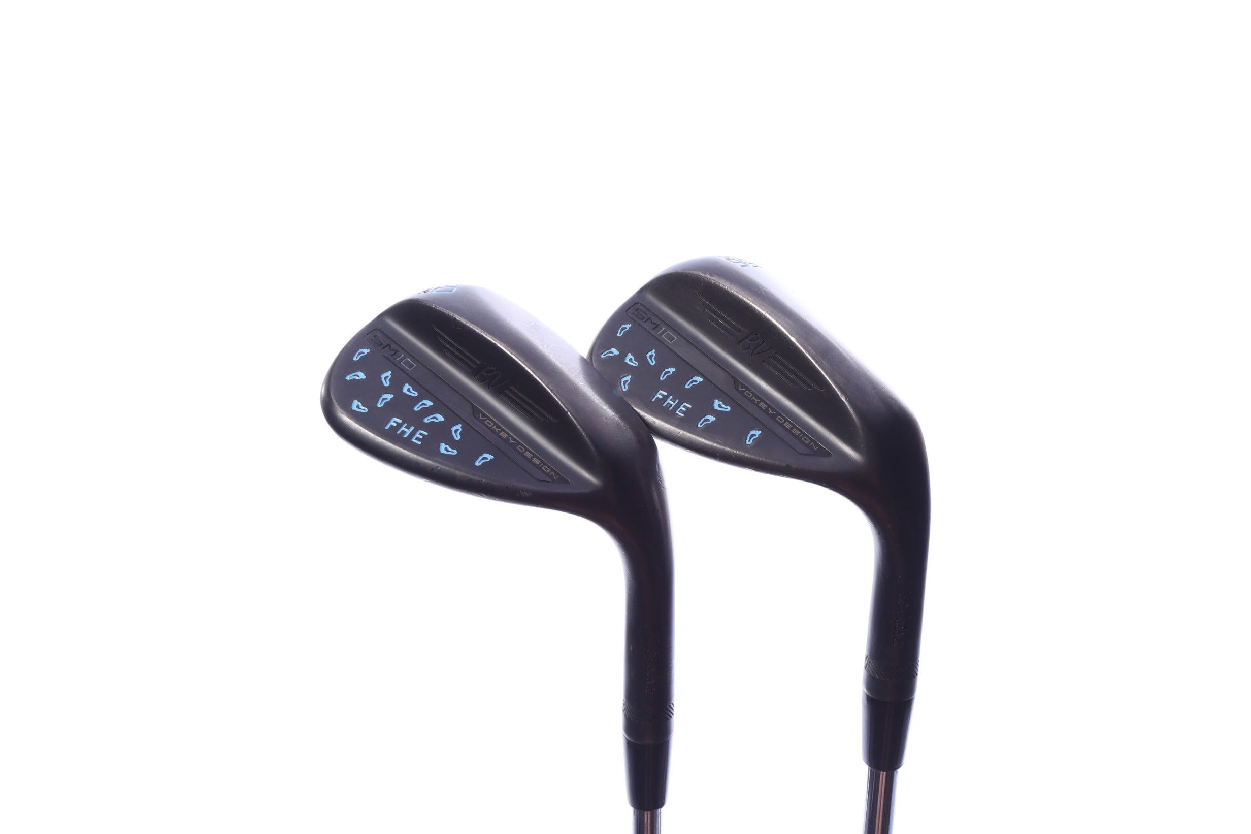 Used Titleist Vokey SM10 Jet Black Wedge Set - Right-Handed - 56*, 60* - Stiff Flex