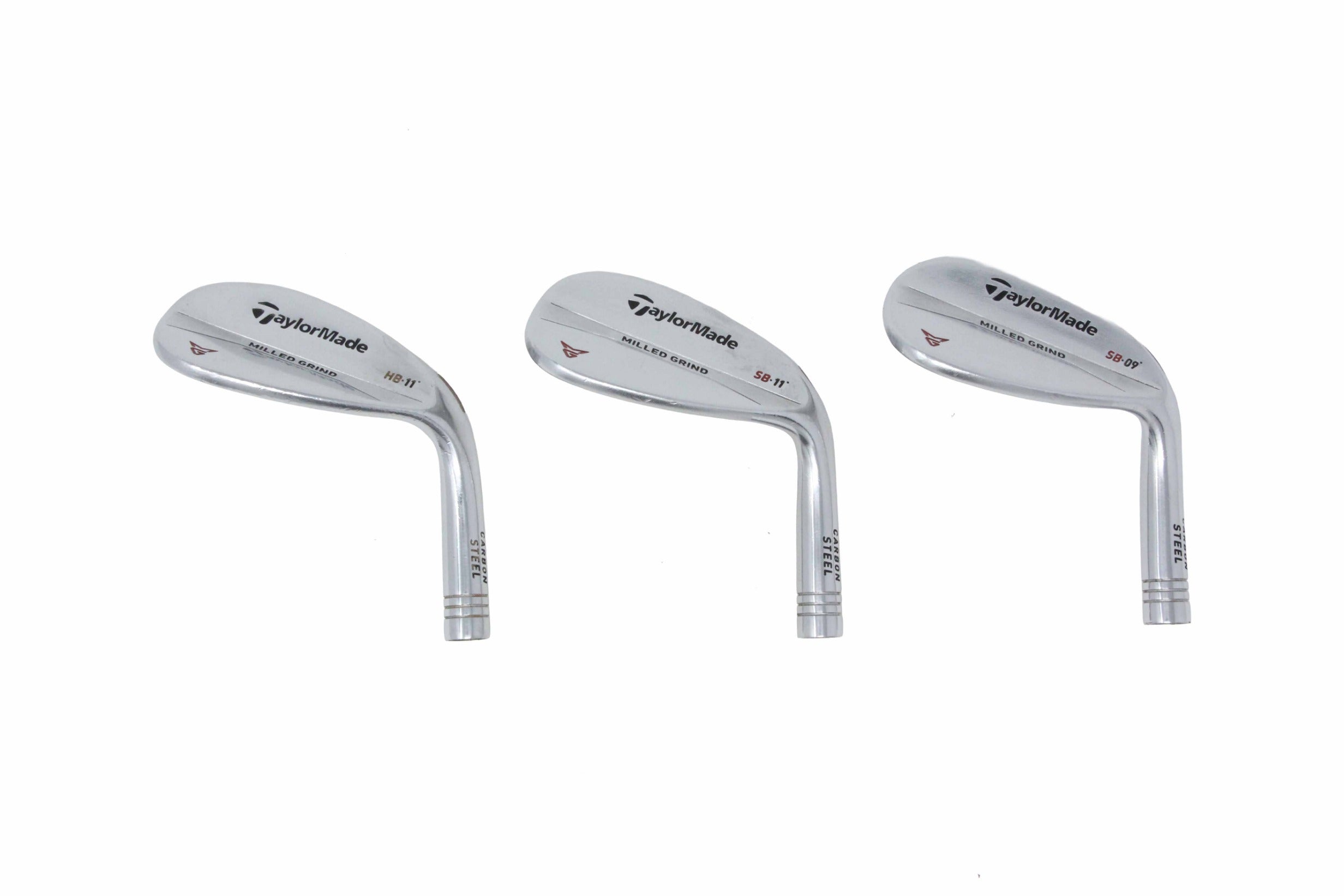 Used TaylorMade Milled Grind Wedge Set - HEAD ONLY - Right-Handed - 50*, 54*, 60*