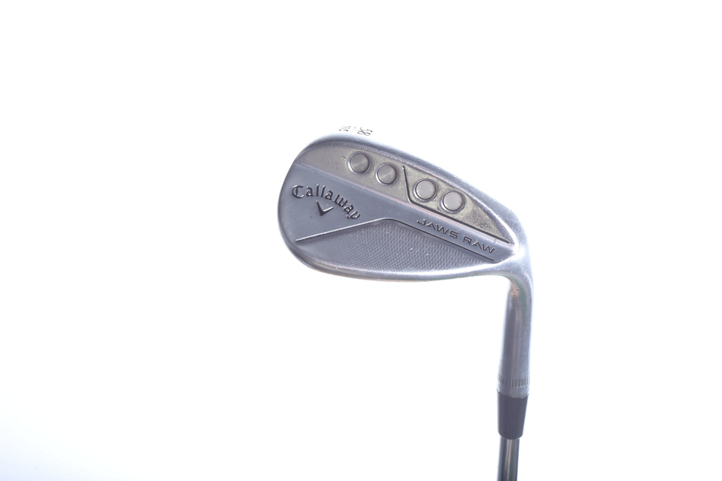 Used Callaway JAWS Raw Chrome Lob Wedge - Right-Handed - 58 Degrees - Stiff Flex-Next Round
