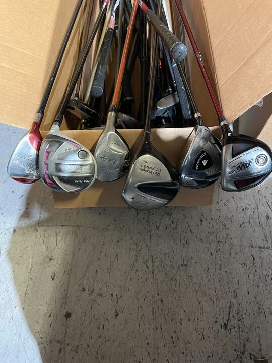 Wholesale Lot of 40 Top Flite, Macgregor, Hagen, etc Driver, Wood, Hybrids