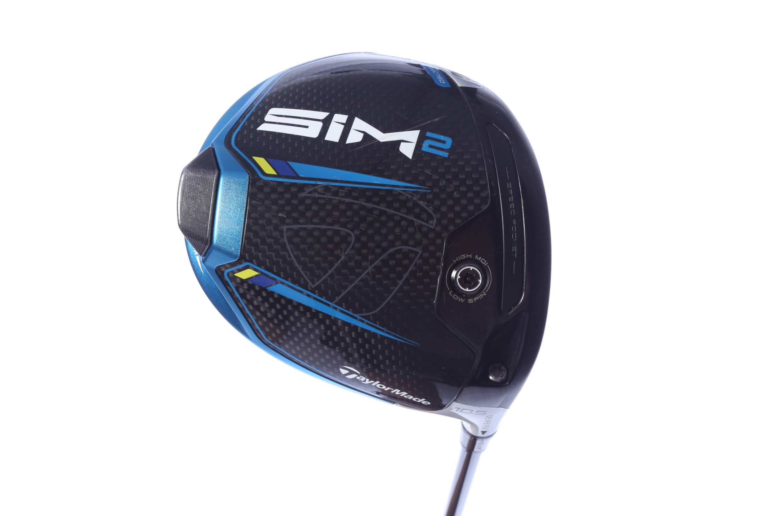Used TaylorMade SIM2 Driver - 10.5 Degrees - Stiff Flex Project X HZRDUS SMOKE Black RDX - Right-Handed