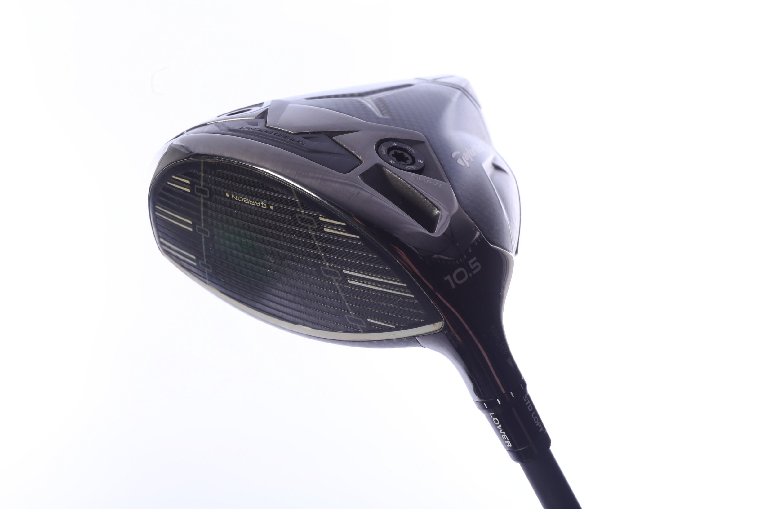 Used TaylorMade Qi35 LS Driver - 10.5 Degrees - Stiff Flex Mitsubishi Kaili Darkwave Blue - Left-Handed