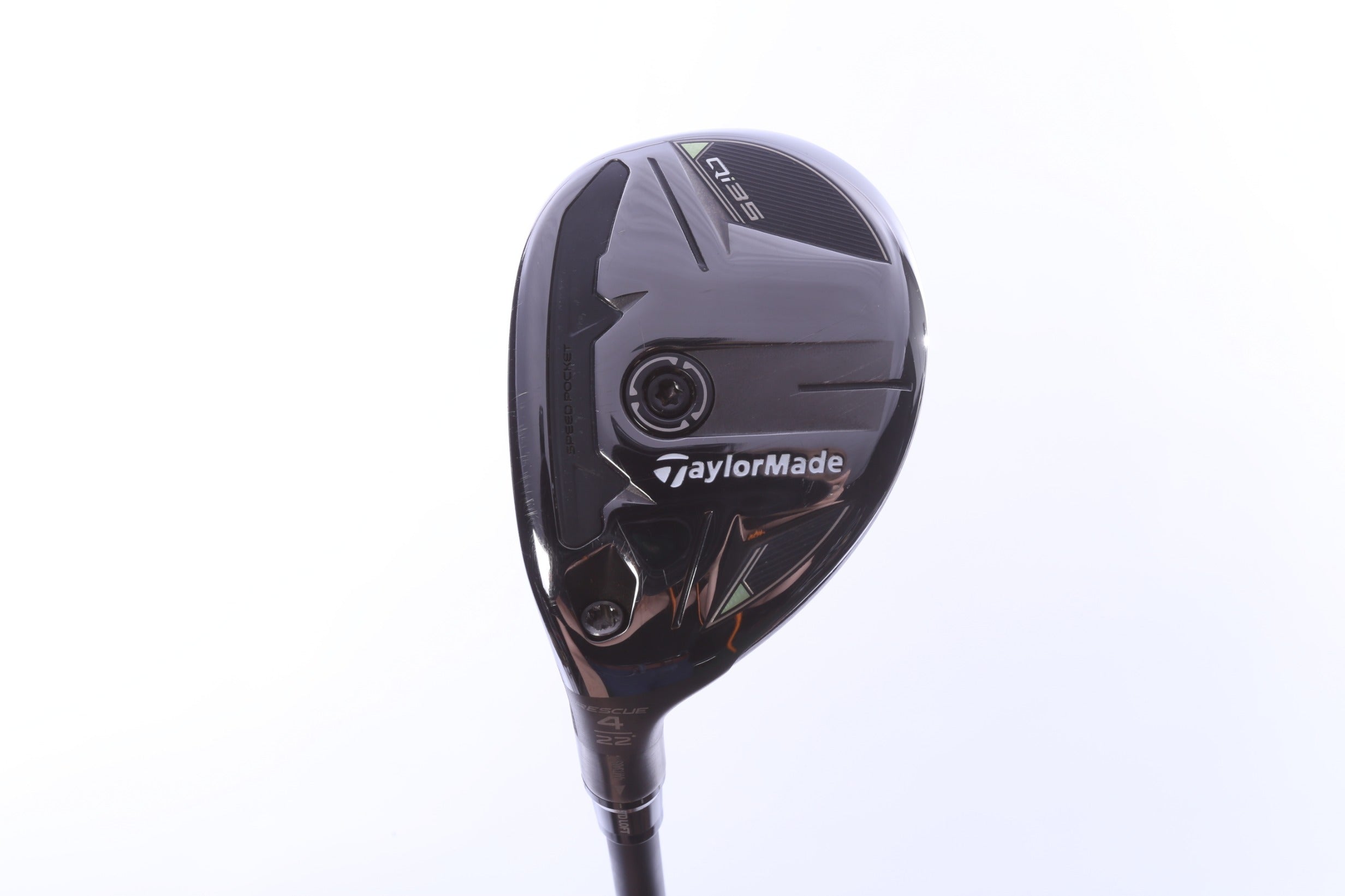 Used TaylorMade Qi35 Rescue 4H Hybrid - Left-Handed - 22 Degrees - Regular Flex-Next Round