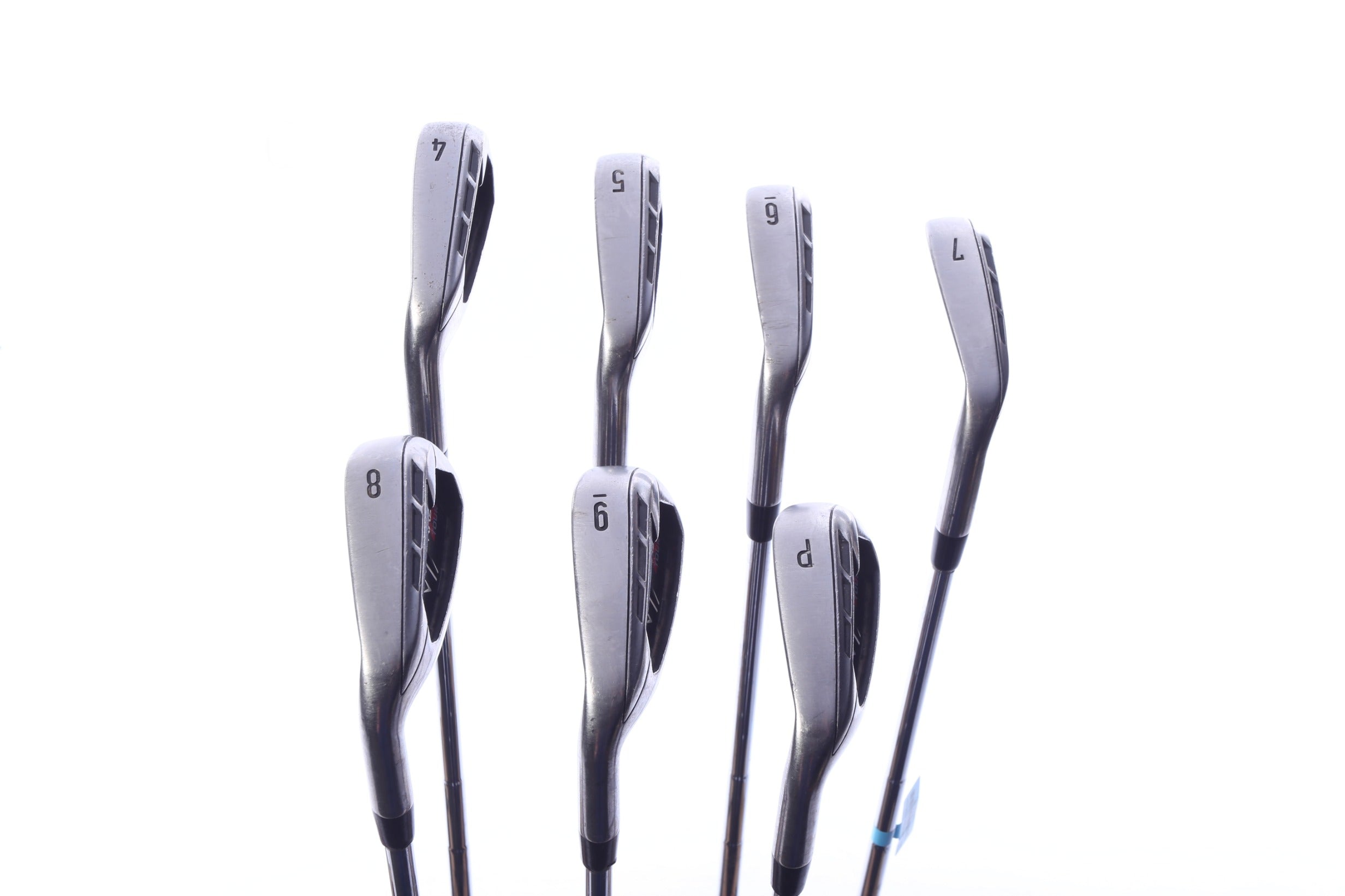 Used Callaway RAZR X Tour Iron Set - Left-Handed - 4-PW - Extra Stiff Flex