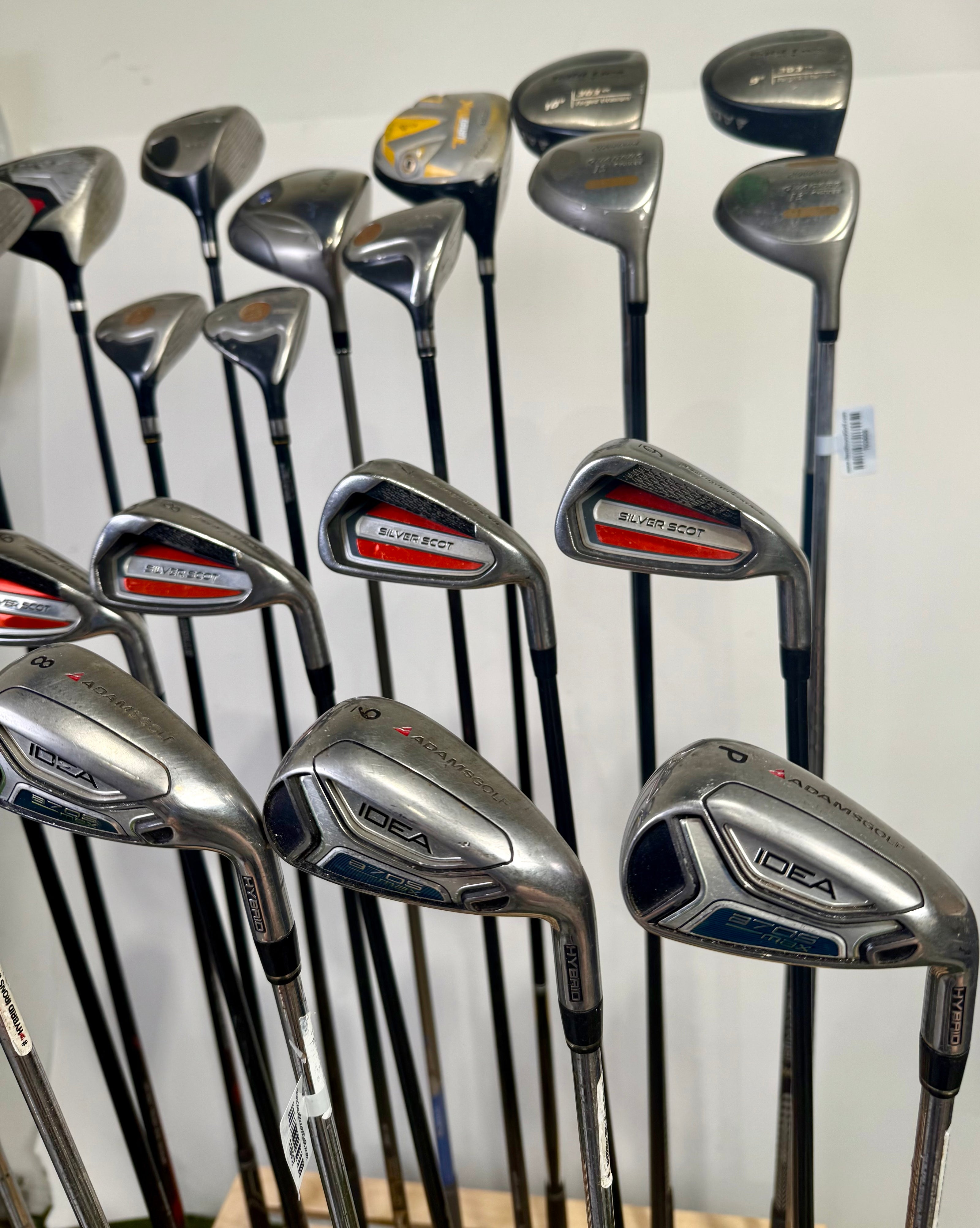 Wholesale Lot of 24 Drivers, Fairway Woods, Hybrids, And Single Irons.-Next Round