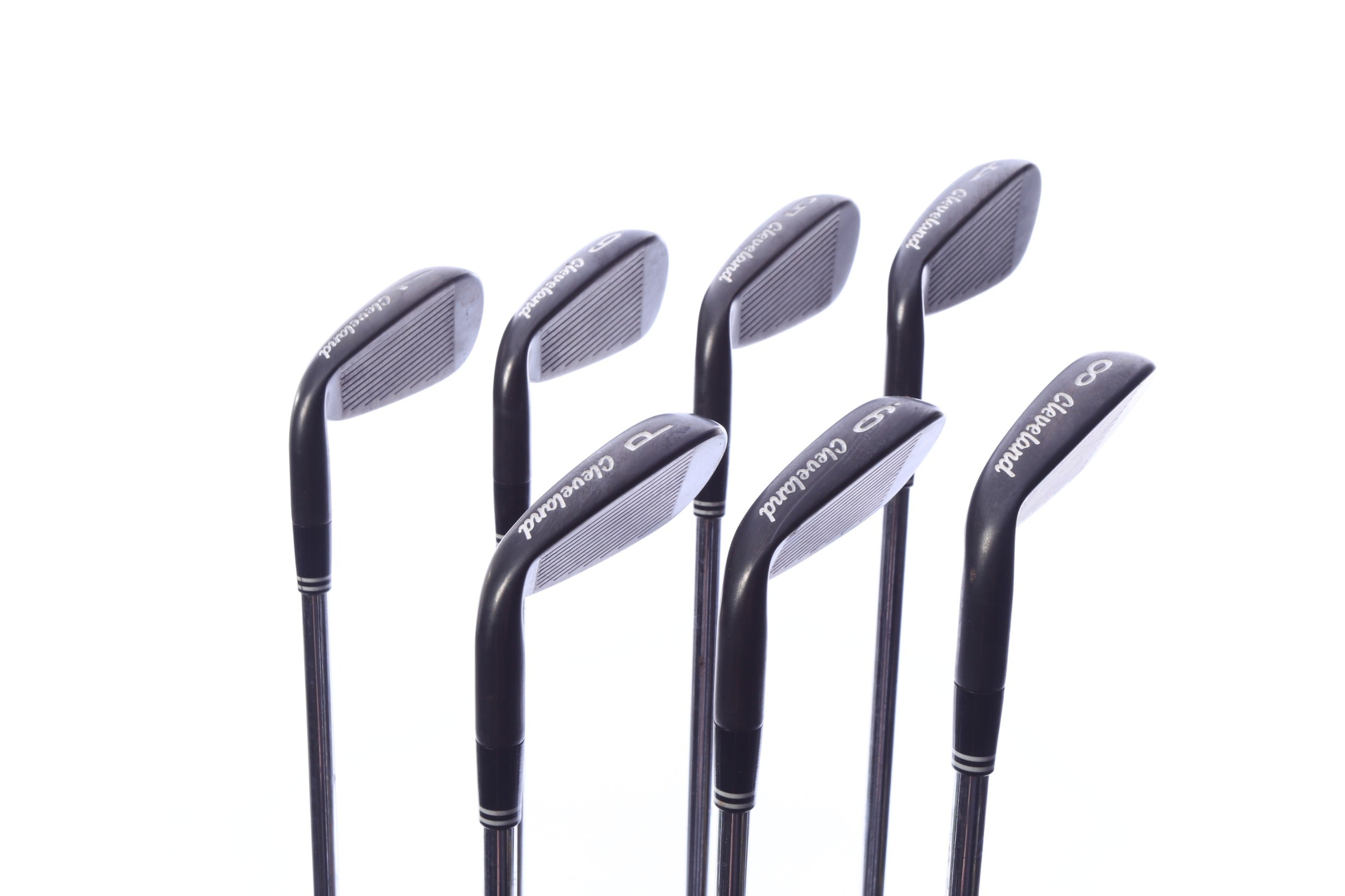 Used Cleveland TA7 Gunmetal Iron Set - Right-Handed - 4-PW - Uniflex Flex-Next Round
