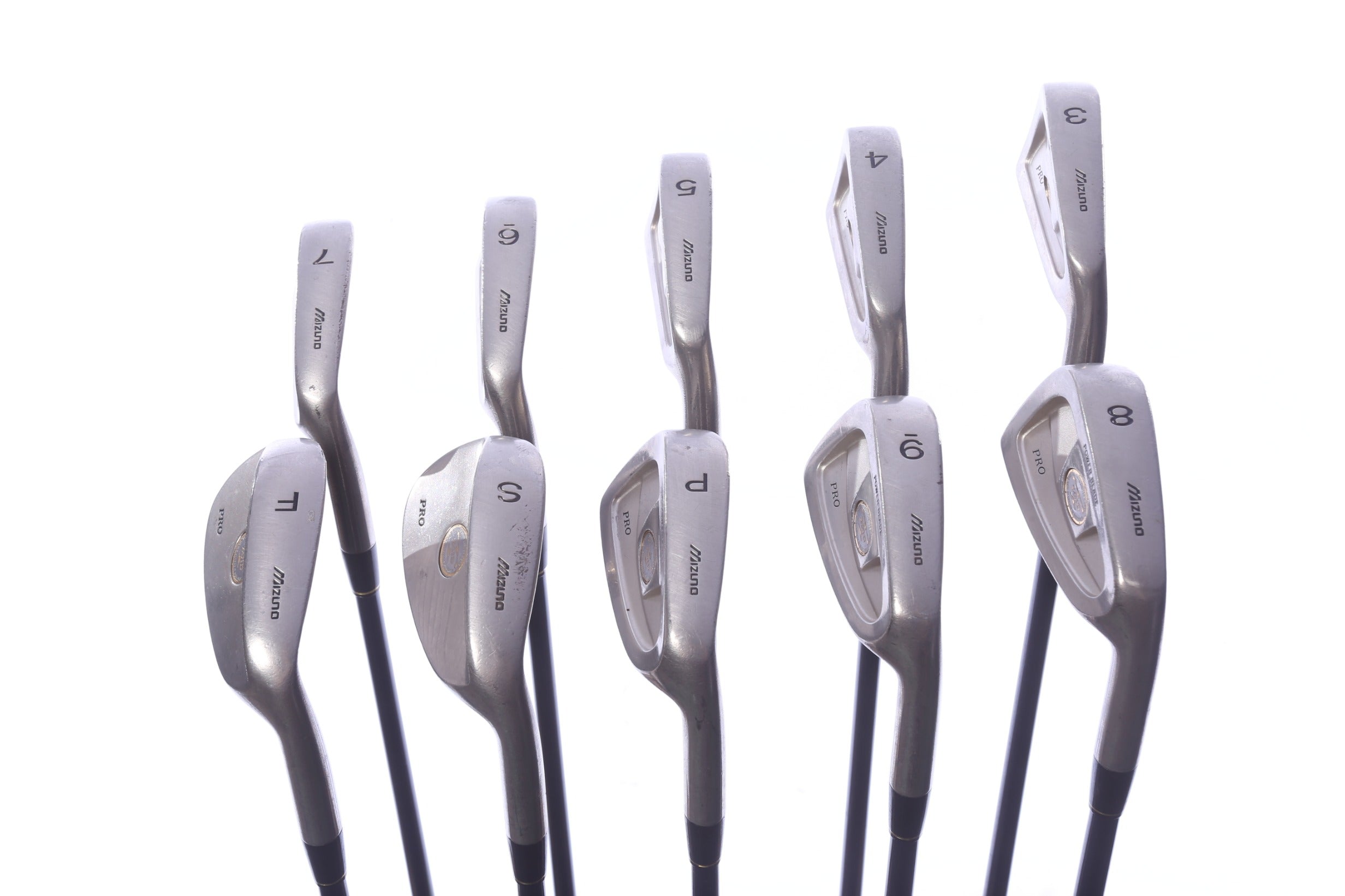 Used Mizuno T-ZOID Pro Forged Iron Set - Right-Handed - 3-PW, GW, SW - Seniors Flex