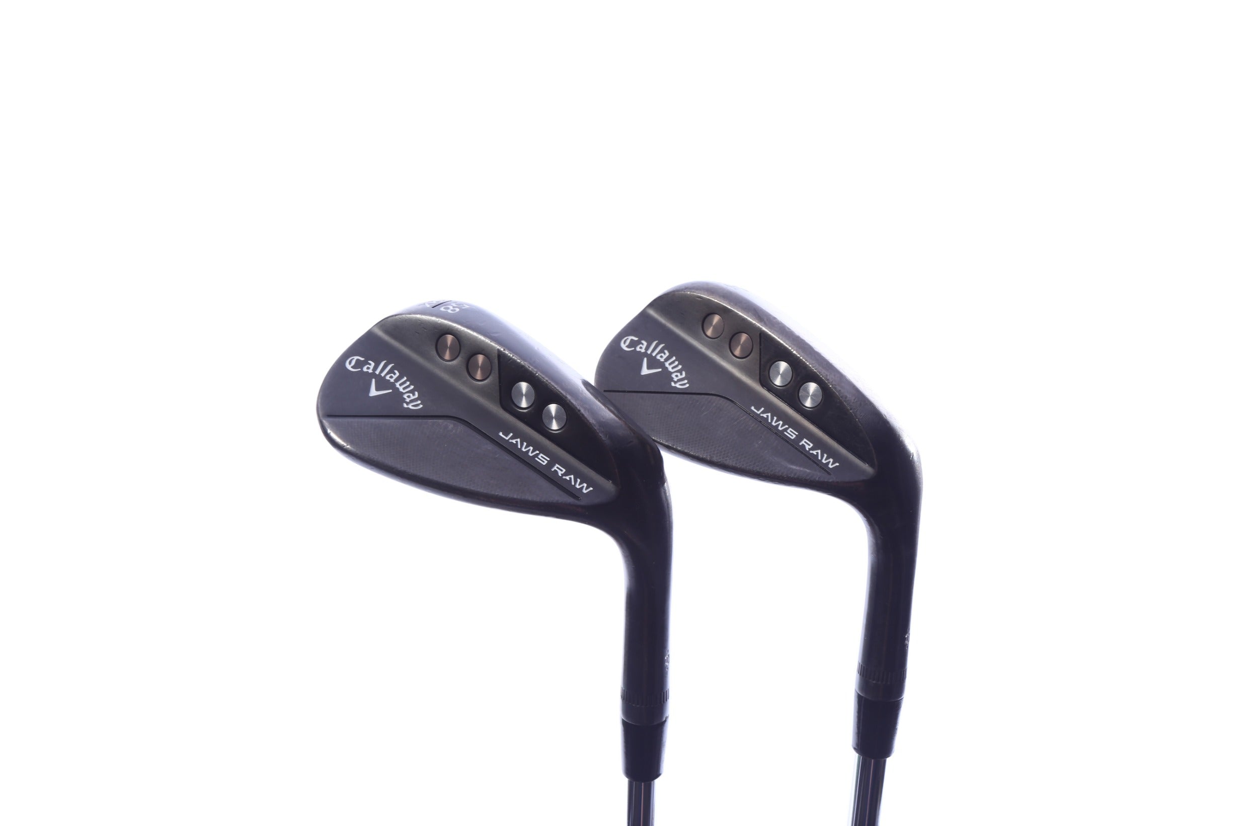 Used Callaway JAWS Raw Black Plasma Wedge Set - Right-Handed - 54*, 58* - Wedge Flex