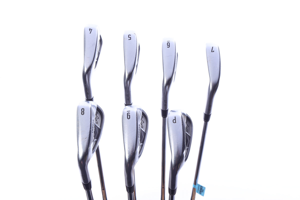 Used Callaway Apex 19 Iron Set - Left-Handed - 4-PW - Stiff Flex