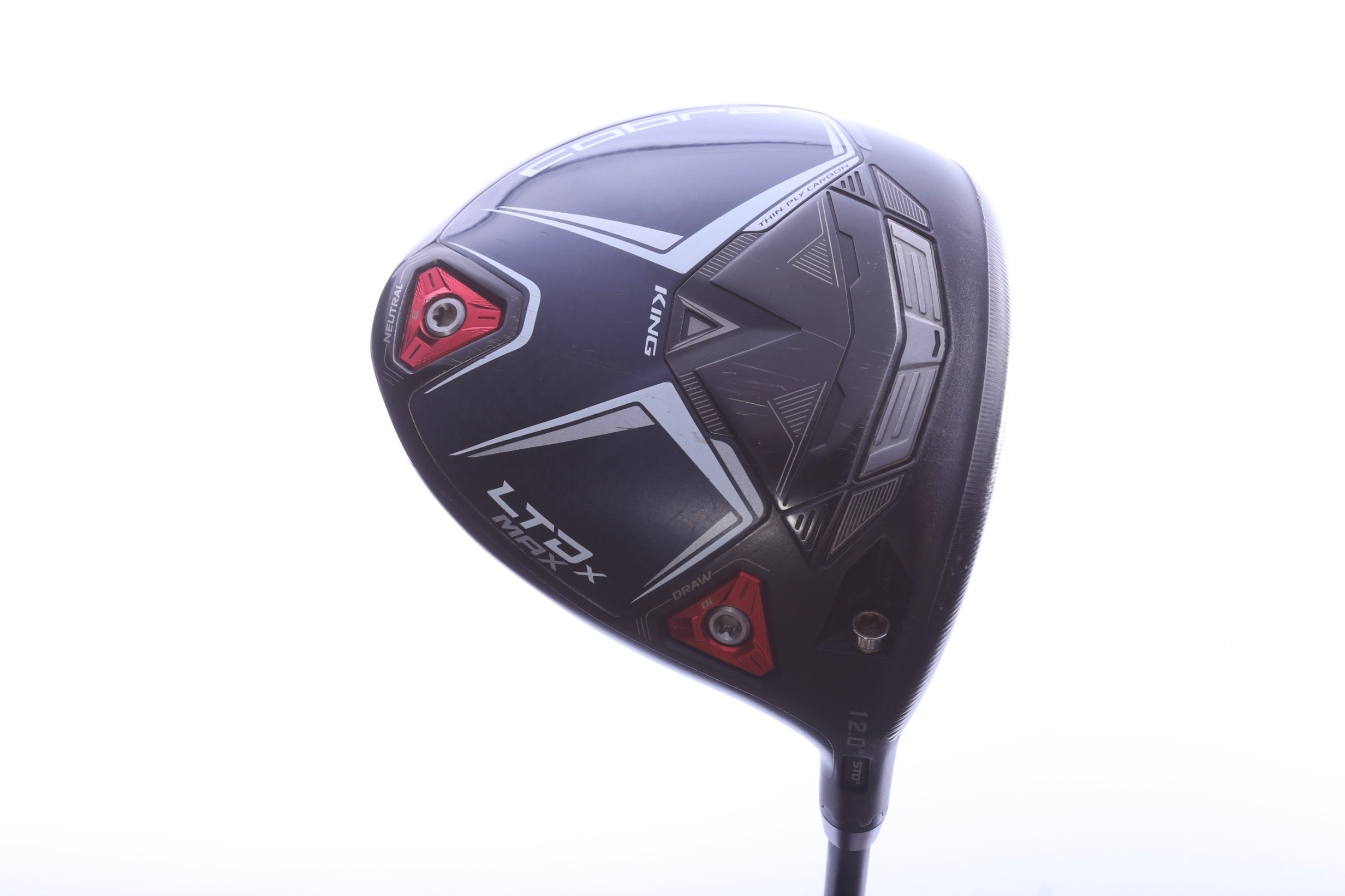 Used Cobra LTDx MAX Driver - 12 Degrees - Regular Flex Project X HZRDUS Smoke Black - Right-Handed