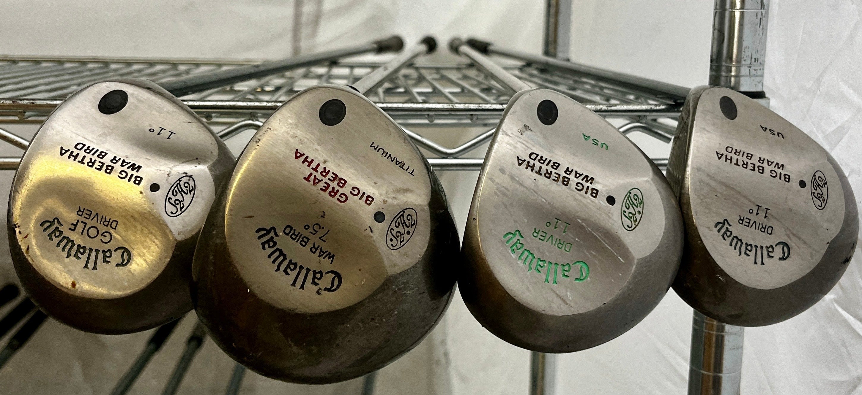 Wholesale Lot of 20 Golf Clubs - Callaway Drivers & Fairway Woods-Next Round