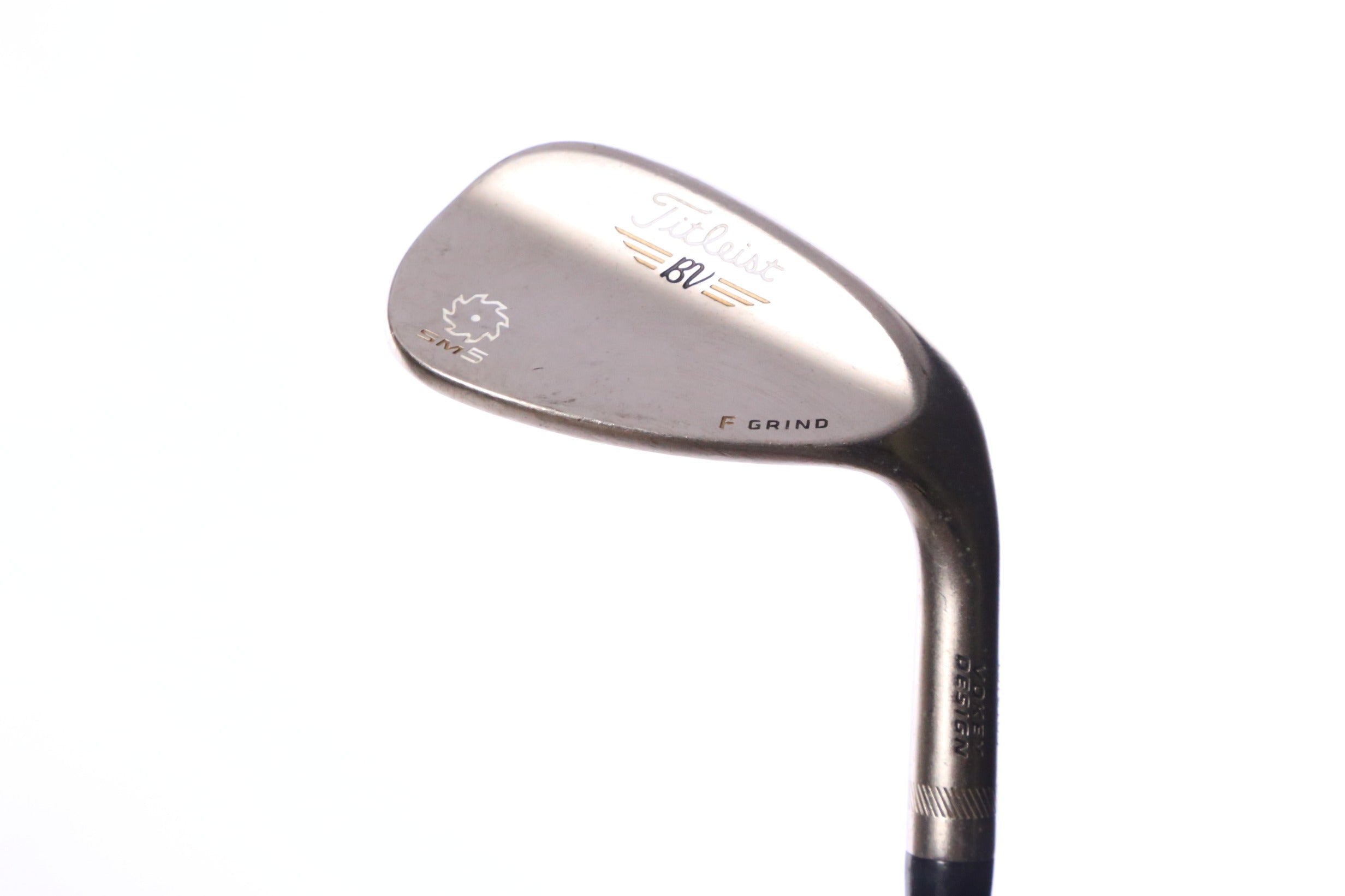Used Titleist Vokey SM5 Gold Nickel Gap Wedge - Right-Handed - 52 Degrees - Extra Stiff Flex-Next Round