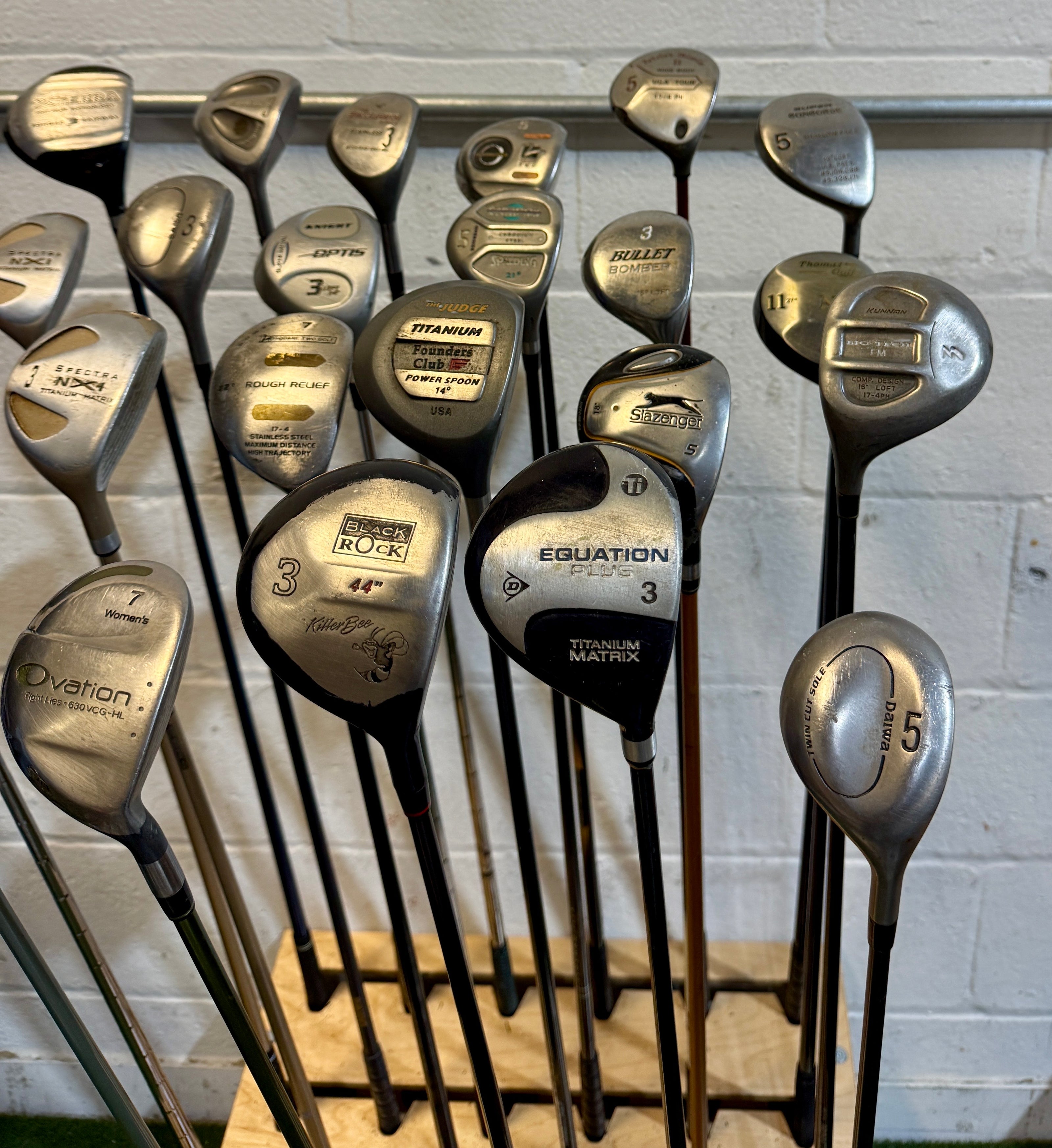 Wholesale Lot of 40 Golf Clubs - Assorted Fairway Woods - RH/LH - Mixed Flexes-Next Round
