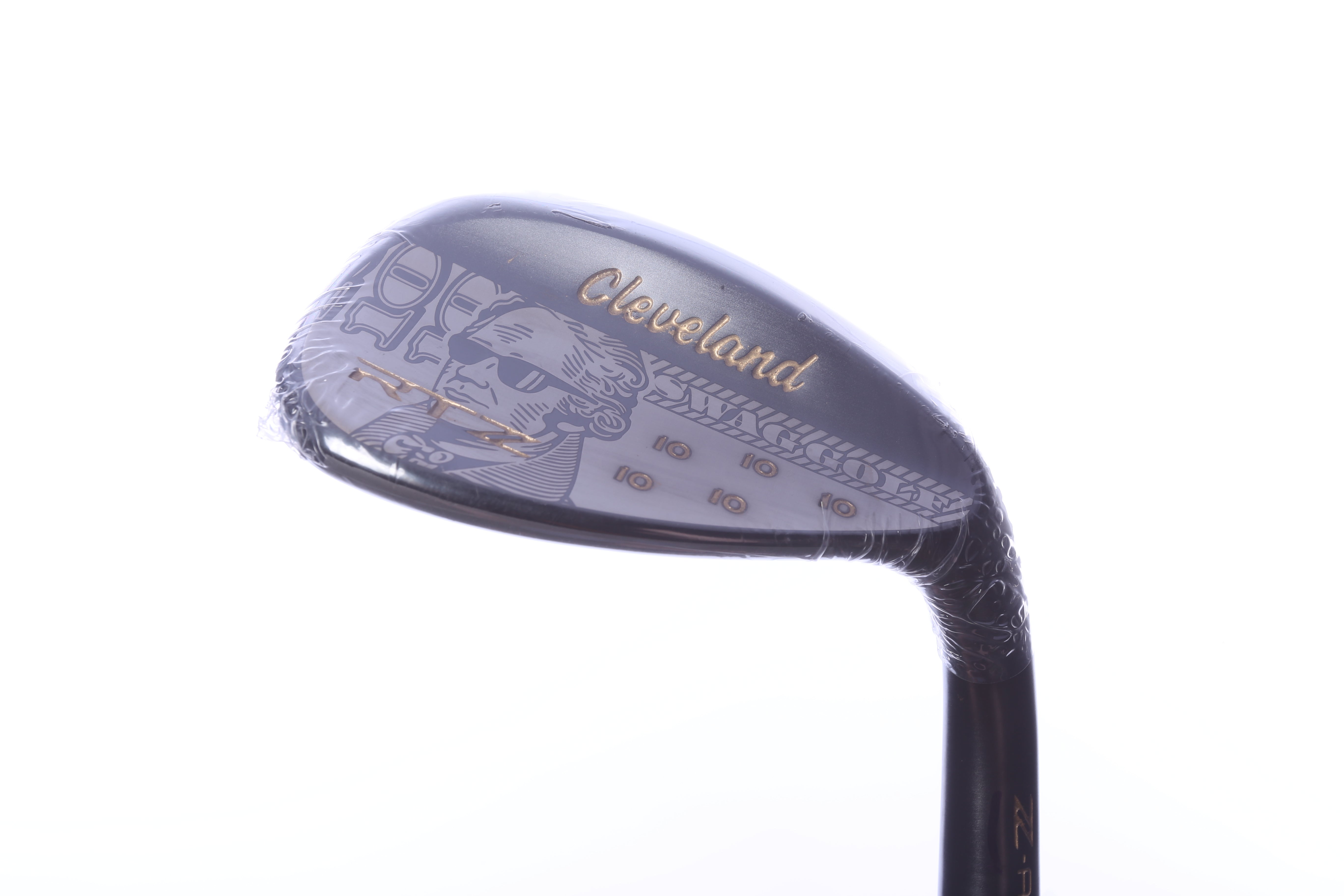 Used Cleveland x Swag RTZ Black Satin Dollar Bill Sand Wedge - Right-Handed - 56 Degrees - Wedge Flex