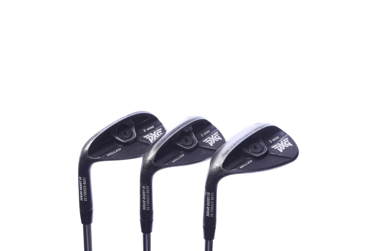 Used PXG Sugar Daddy III XD Wedge Set - Left-Handed - 50*, 54*, 58* - Stiff Flex-Next Round
