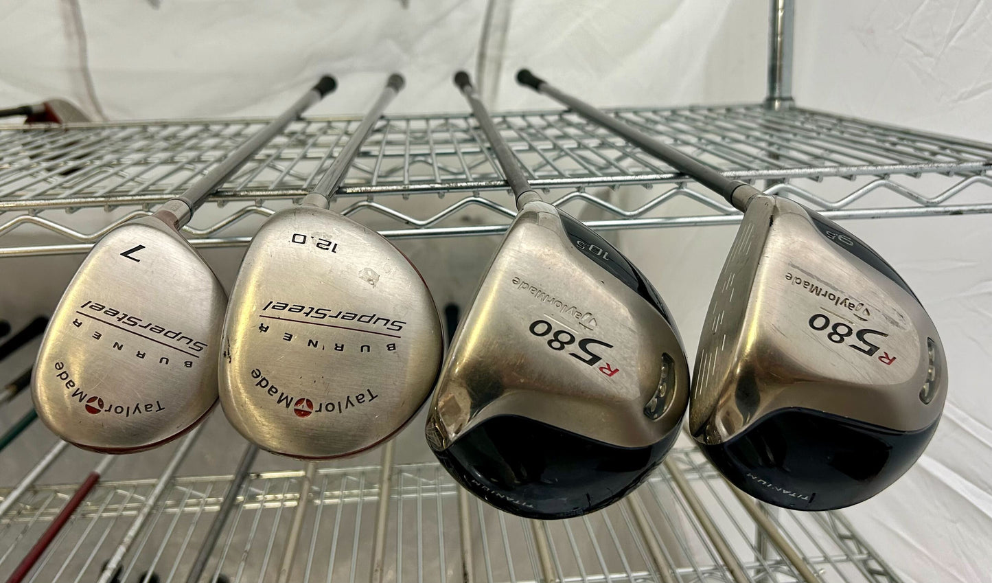 Wholesale Lot of 30 Golf Clubs - Callaway Fairway Woods and TaylorMade Drivers-Next Round