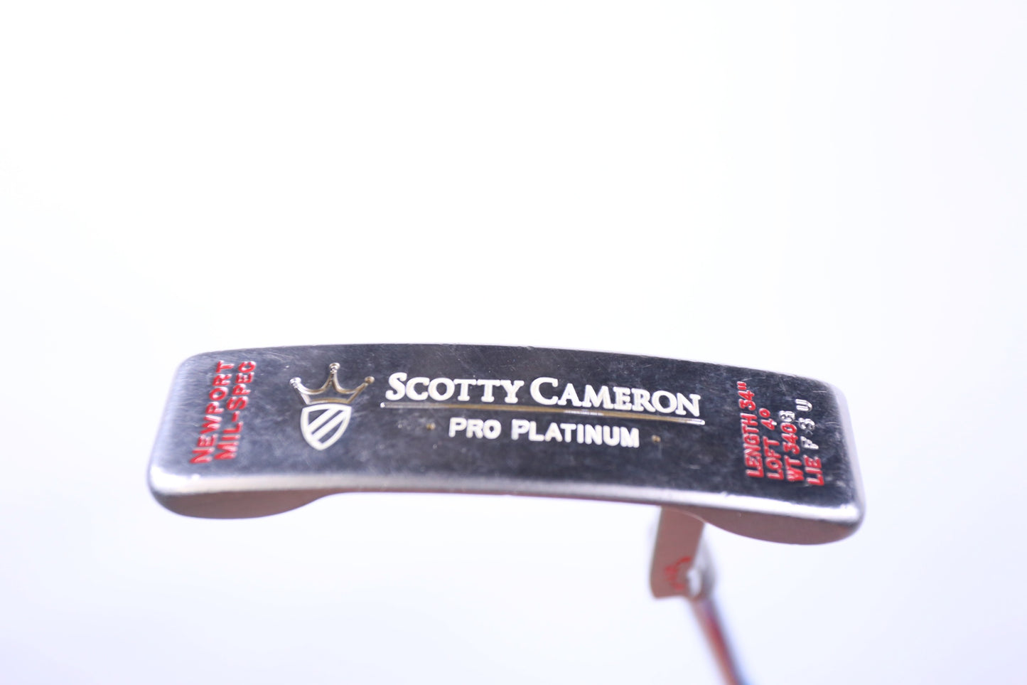Used Titleist Scotty Cameron Pro Platinum Newport Mid Slant Putter - Right-Handed - 33.25 in - Blade-Next Round