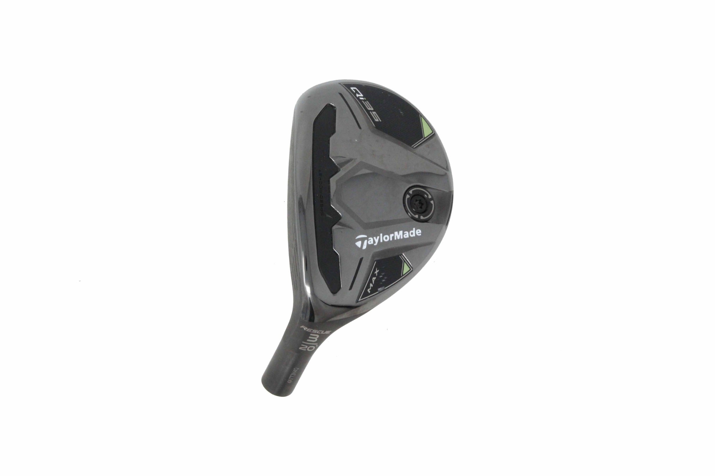 Used TaylorMade Qi35 MAX Rescue 3H - HEAD ONLY - Left-Handed - 20 Degrees