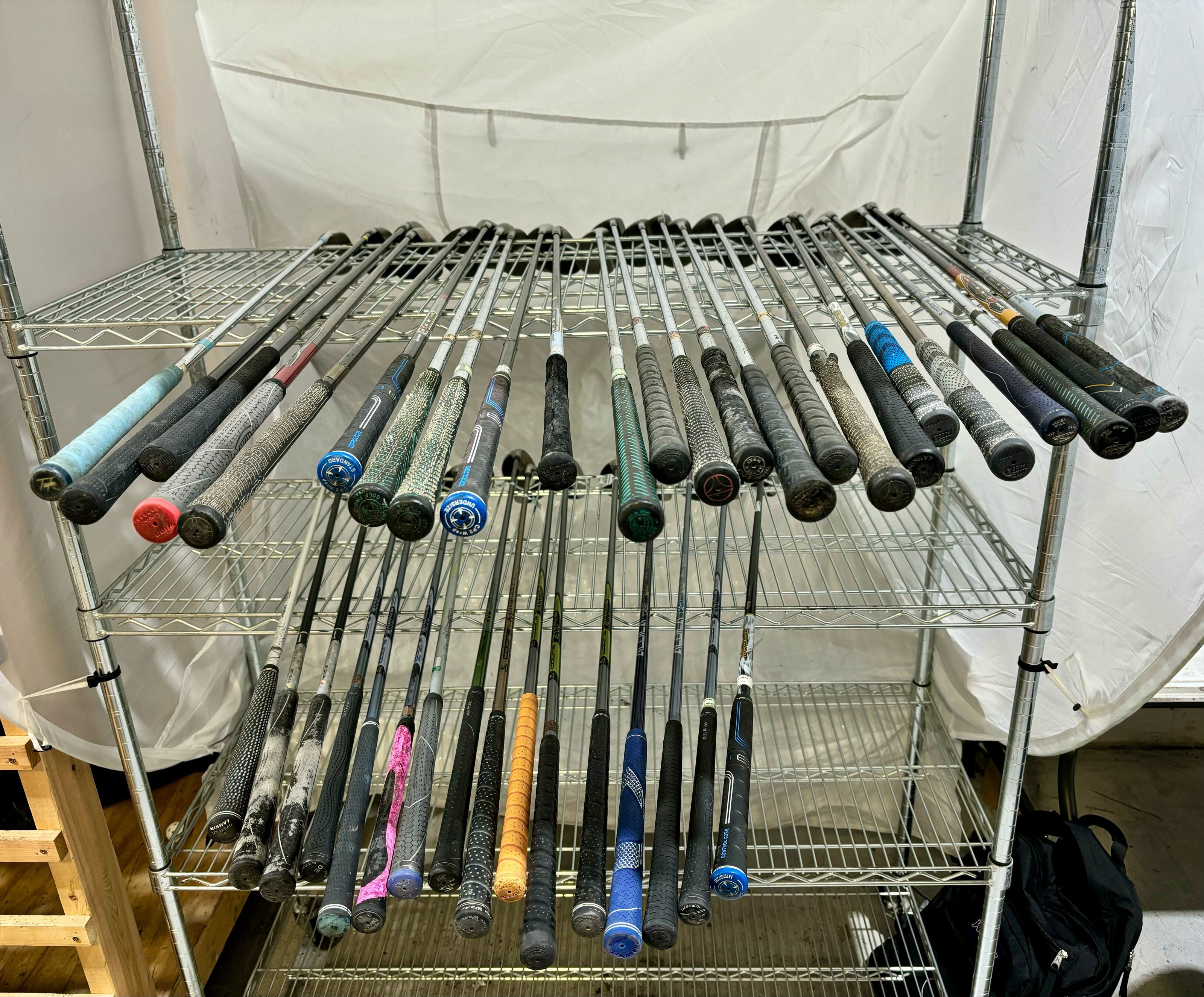 Wholesale Lot of 40 Golf Clubs - TaylorMade Woods and Cobra Baffler Hybrids-Next Round