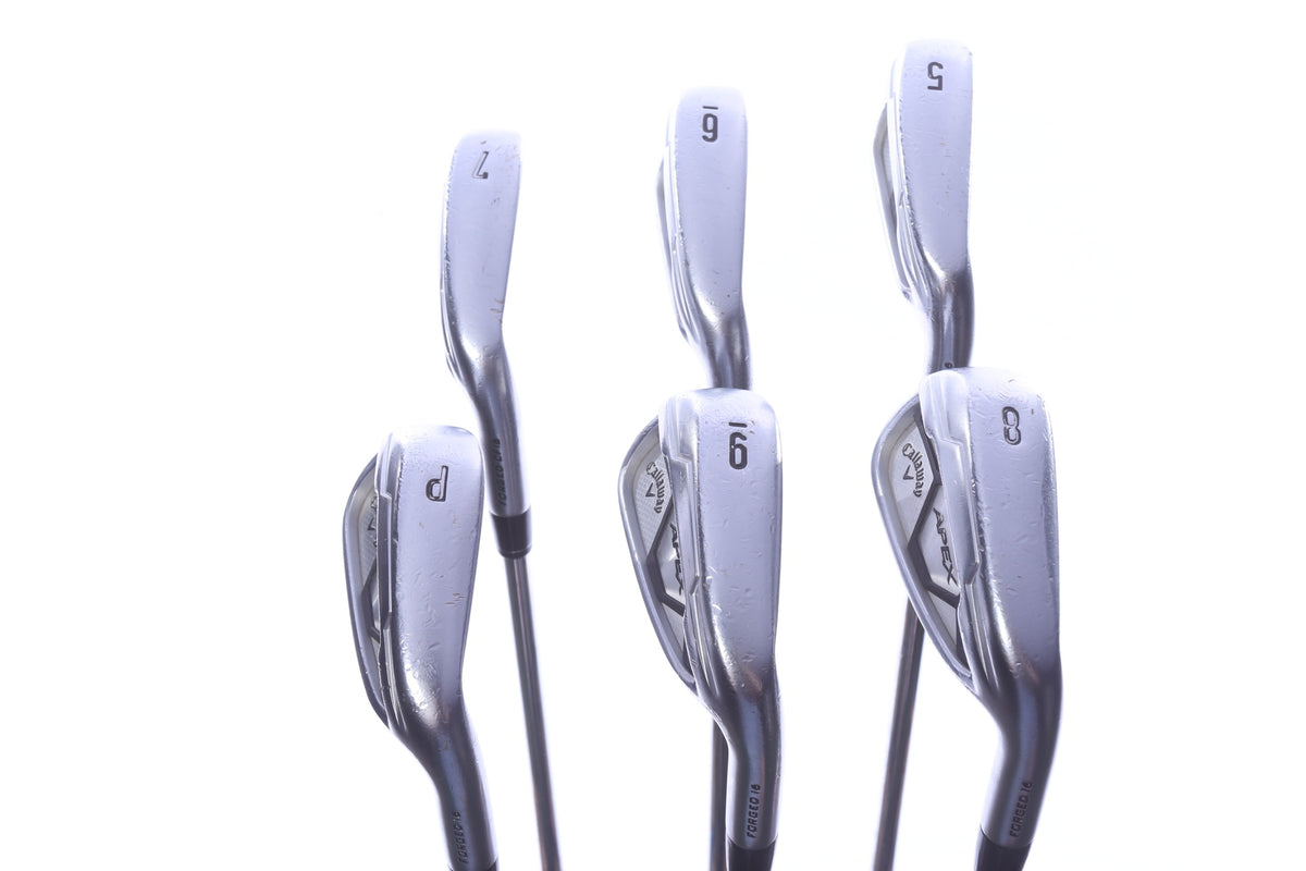 Used Callaway Apex 21 Iron Set - Right-Handed - 5-PW - Stiff Flex