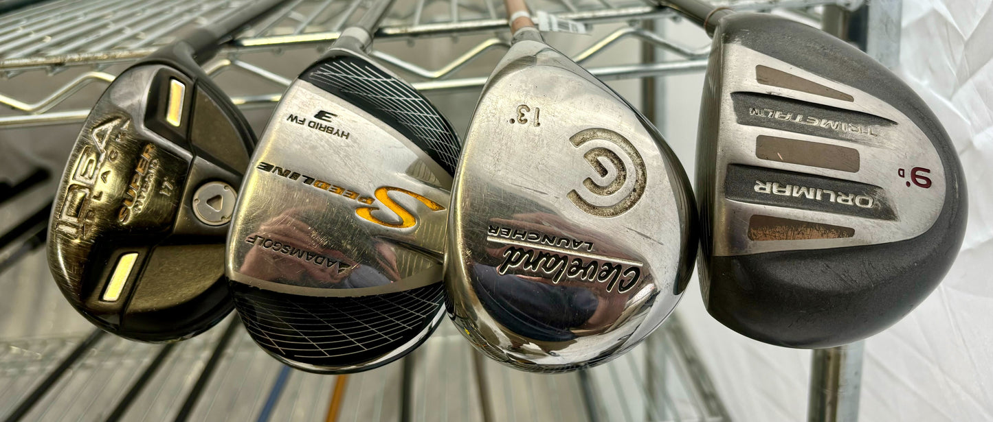 Wholesale Lot of 30 Golf Clubs - Assorted Drivers and Fairway Woods-Next Round