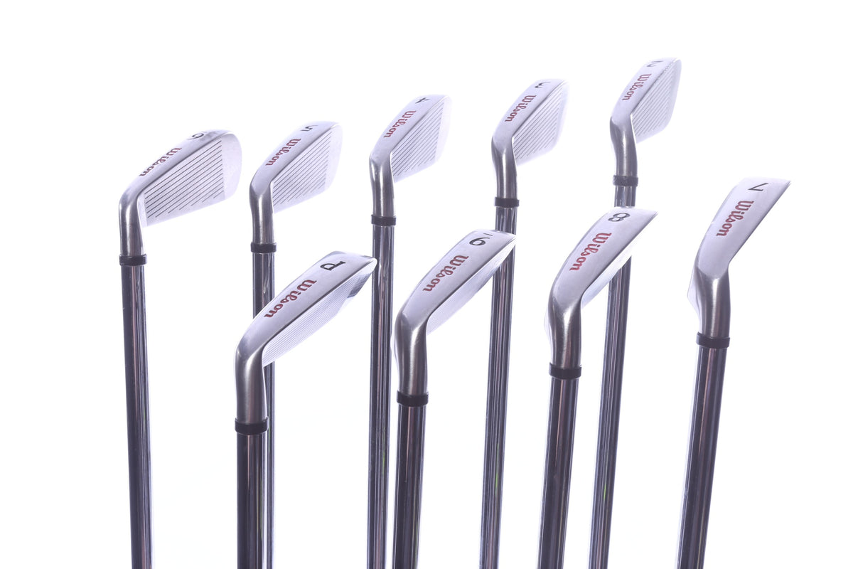 Used Wilson FATSHAFT II Iron Set - Right-Handed - 2-PW - Regular Flex