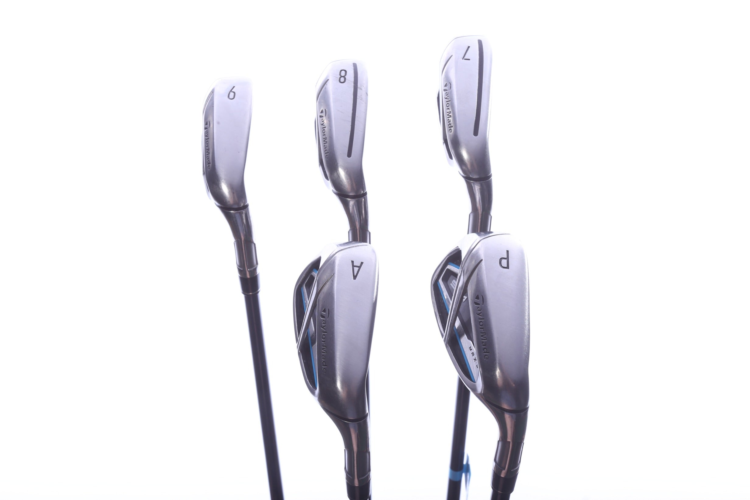 Used TaylorMade SIM MAX OS Iron Set - Right-Handed - 7-PW, AW - Seniors Flex