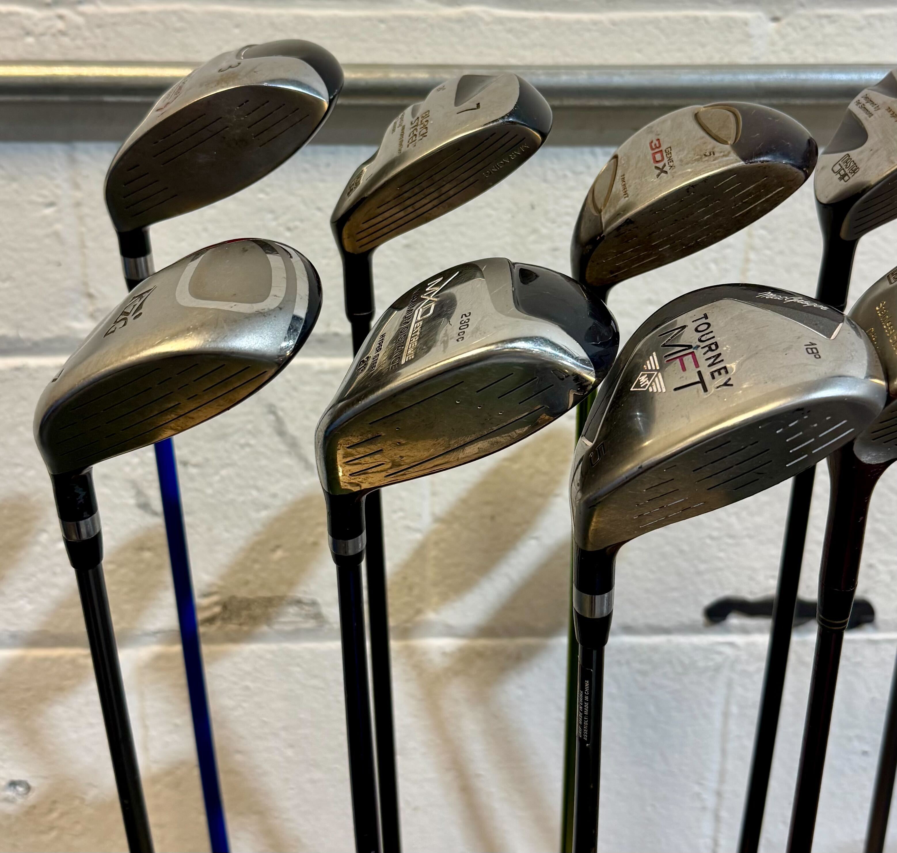 Wholesale Lot of 35 Golf Clubs - Assorted Fairway Woods