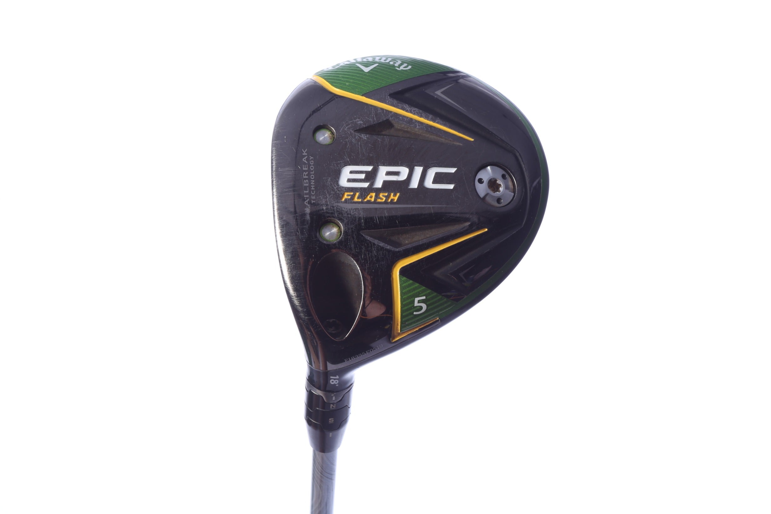 Used Callaway Epic Flash 5-Wood - Left-Handed - 18 Degrees - Regular Flex