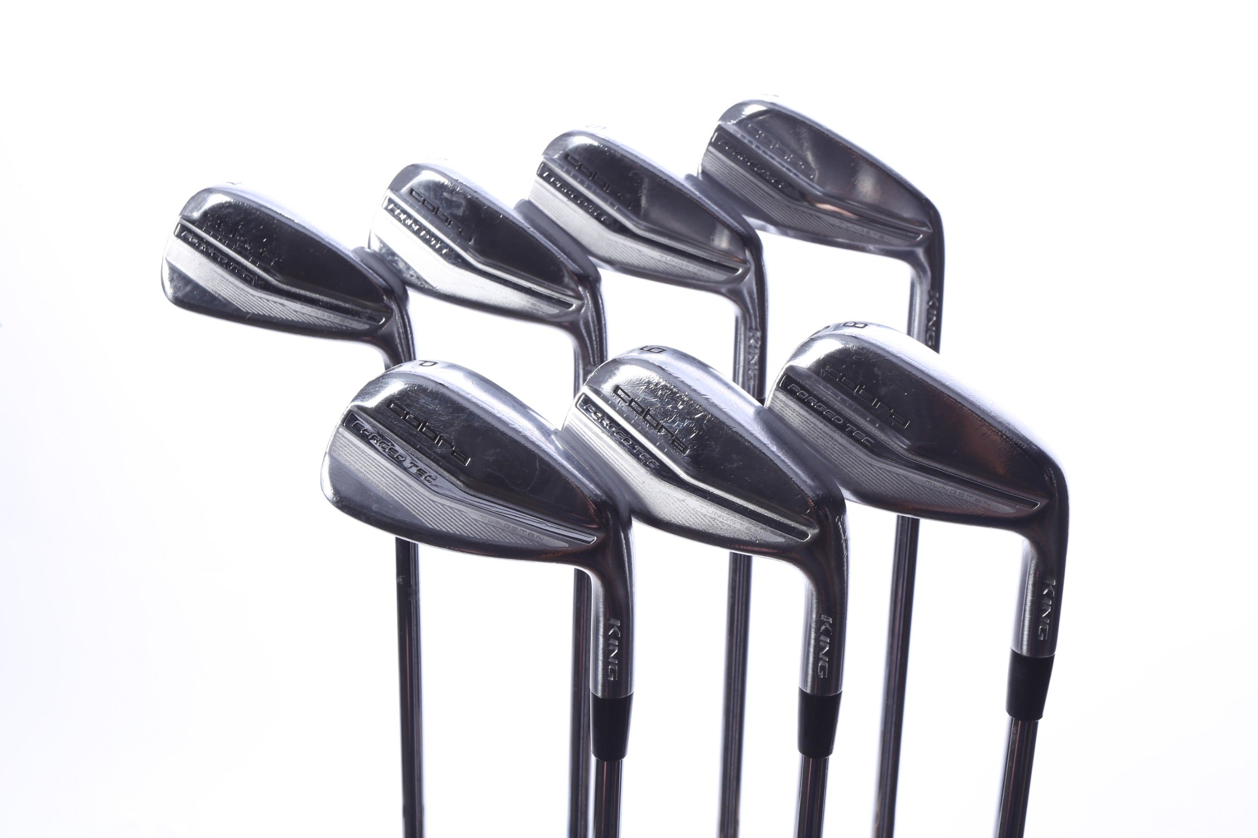 Used Cobra 2022 KING Forged Tec Iron Set - Right-Handed - 4-PW - Regular Flex-Next Round