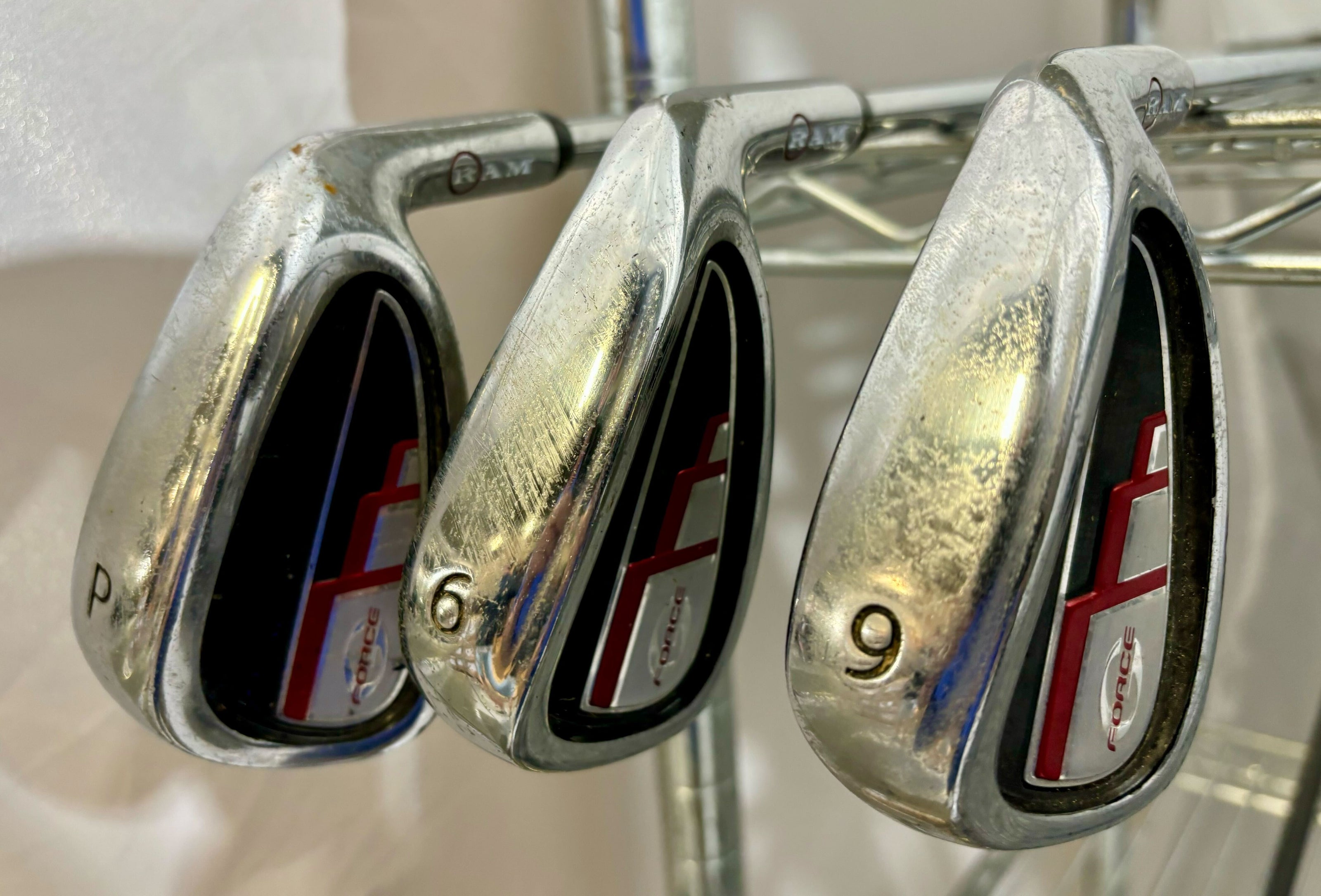 Wholesale Lot of 50 Golf Clubs - Assorted Single Irons and Wedges.-Next Round