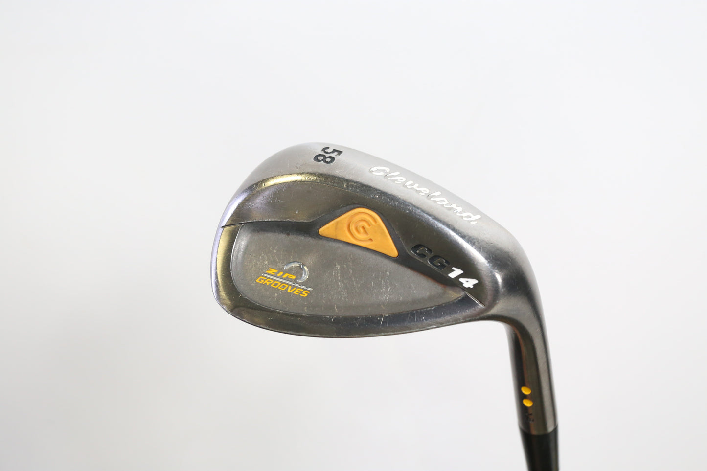 Used Cleveland CG14 Chrome Sand Wedge - Right-Handed - 58 Degrees - Stiff Flex