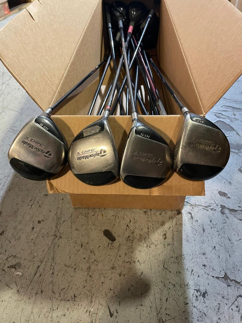 Wholesale Lot of 20 TaylorMade 320 Ti, 360 Ti Drivers Bargain