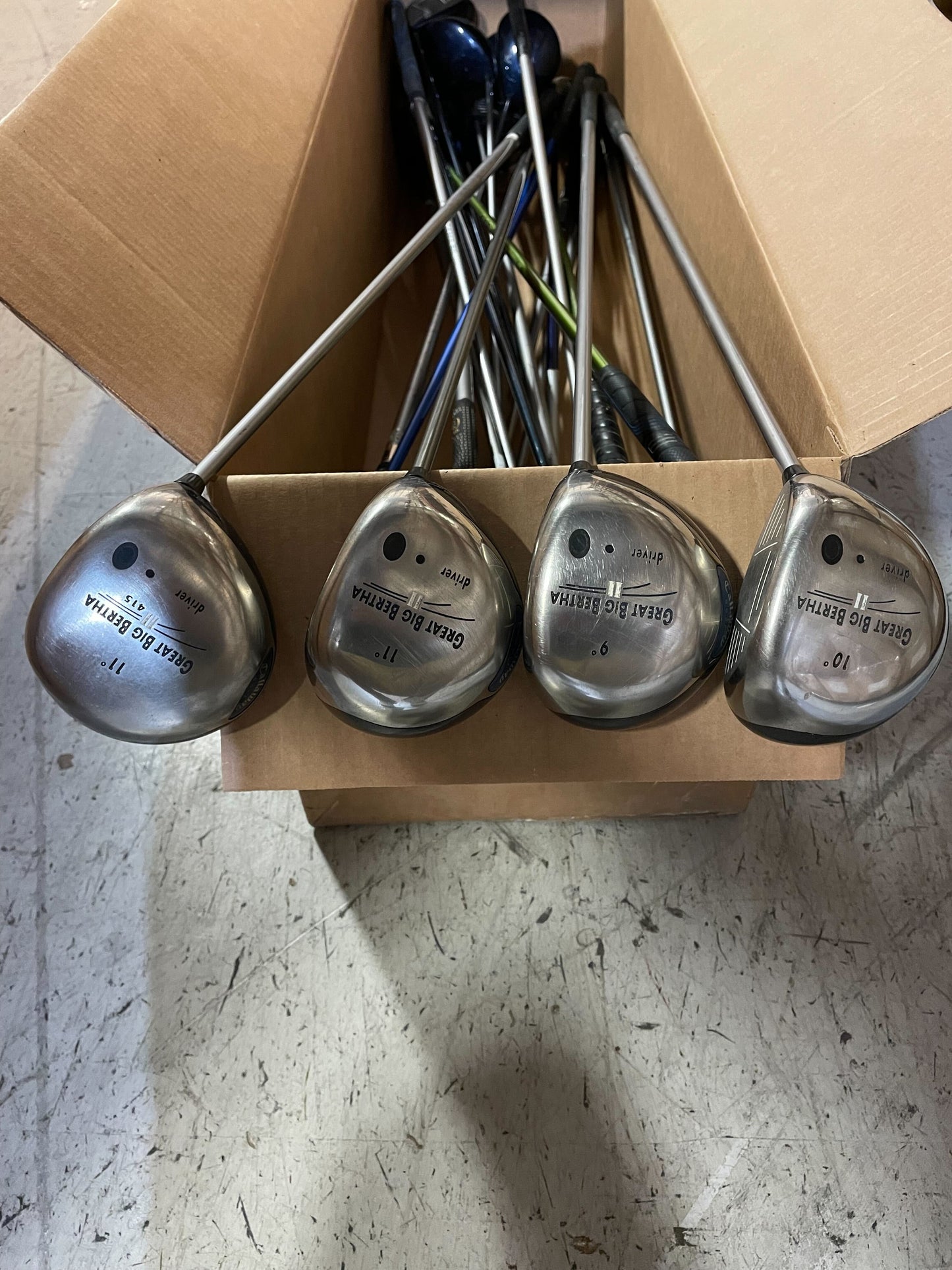 Wholesale Lot of 20 Callaway Great Big Bertha II Drivers-Next Round