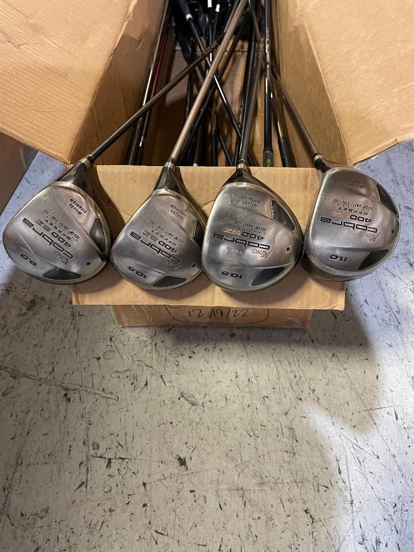 Wholesale Lot of 20 Cobra SZ400 Drivers Bargain-Next Round