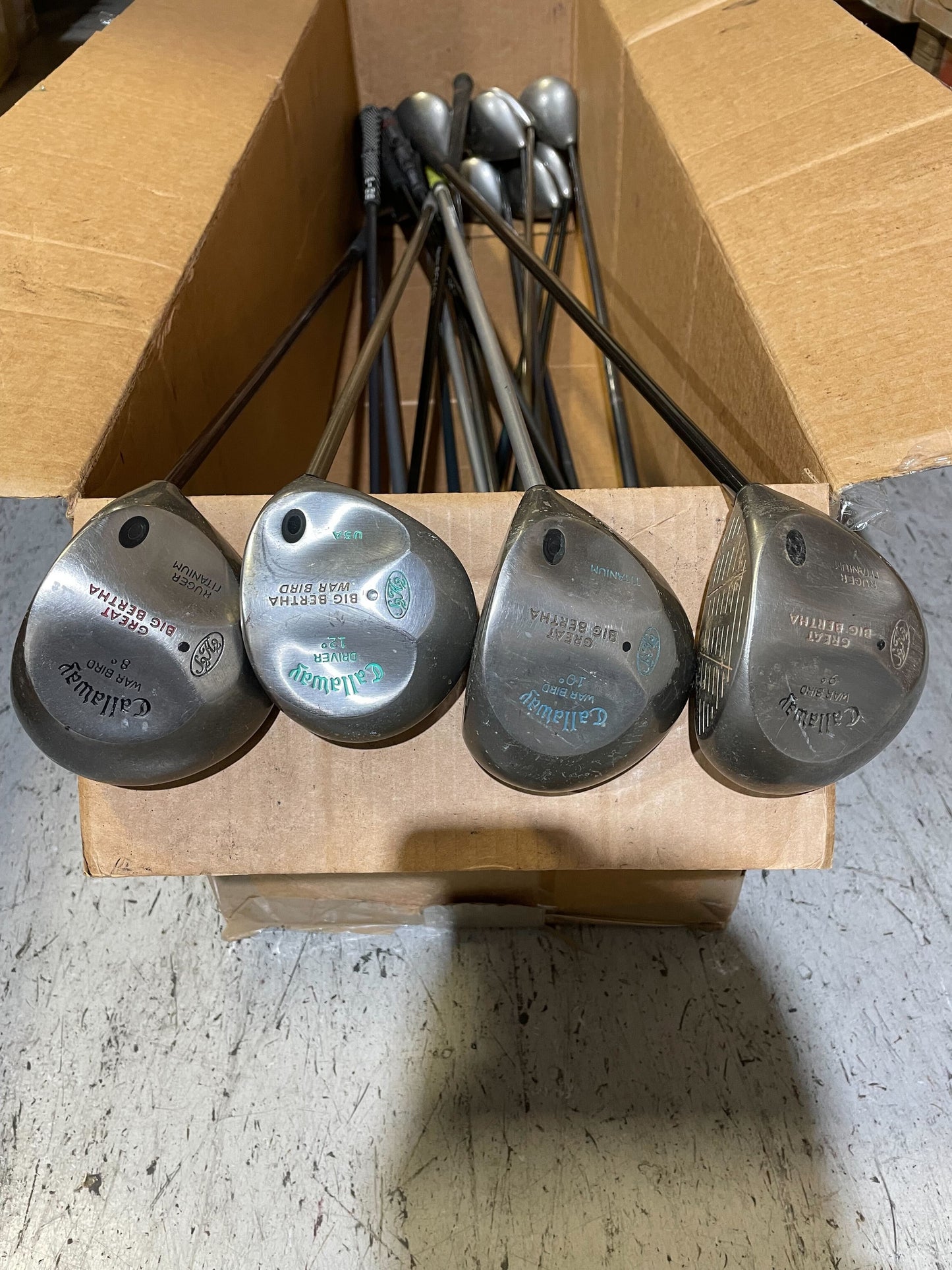 Wholesale Lot of 20 Callaway Big Bertha Warbird Drivers-Next Round