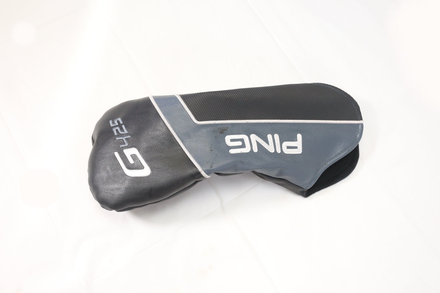 Ping G425 Driver Headcover Only Black Faux Leather Very Good Condition