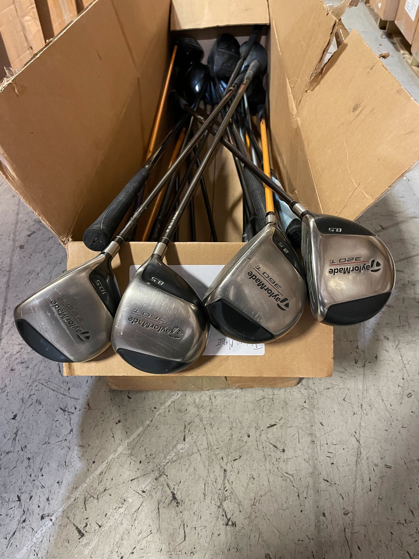 Wholesale Lot of 20 TaylorMade 320 Ti & 360 Ti Drivers
