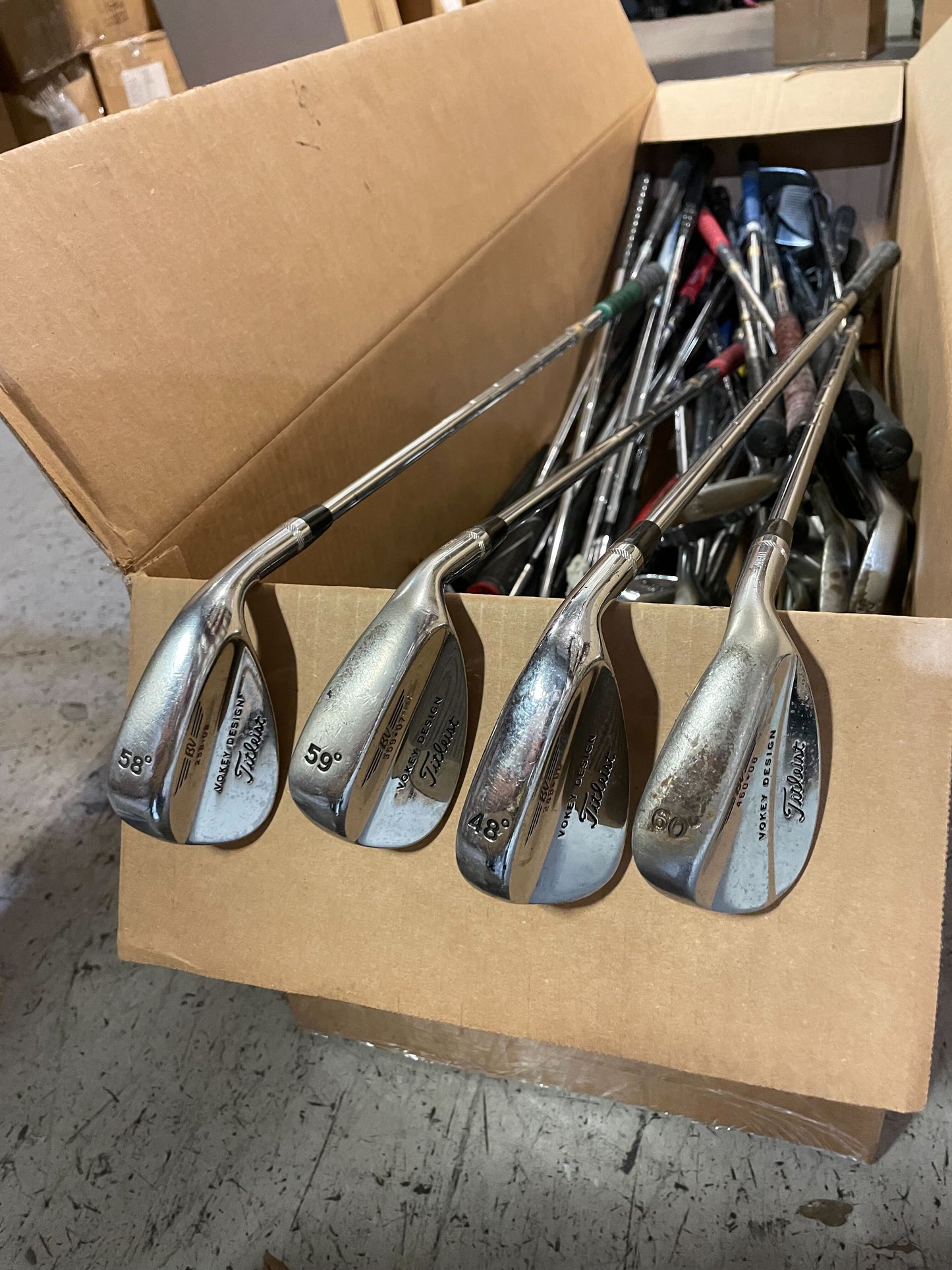 Wholesale Lot of 50 Titleist Vokey Chrome 200 Series Wedges-Next Round