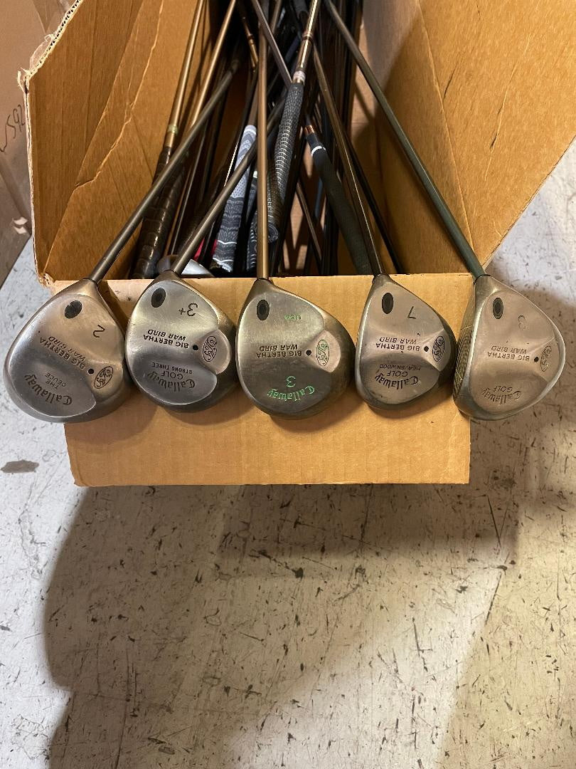 Wholesale Lot of 40 Callaway Big Bertha Warbird Fairway Woods Bargain