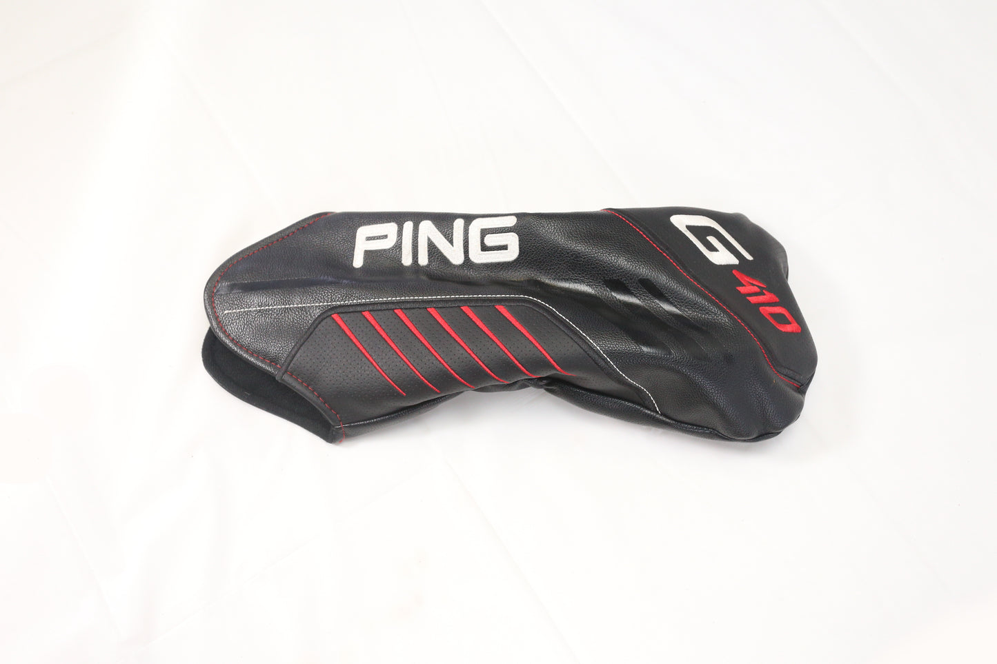 Ping G410 Driver Headcover Only Black Faux Leather Very Good Condition-Next Round