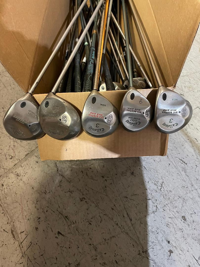 Wholesale Lot of 40 Callaway Big Bertha Warbird Fairway Woods Bargain