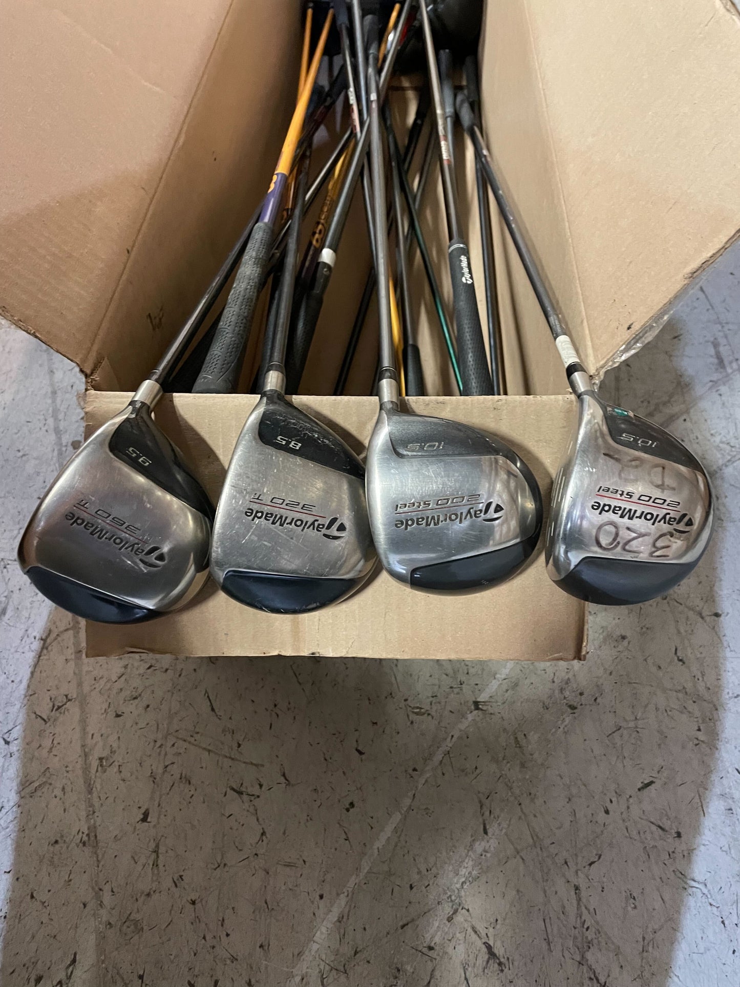 Wholesale Lot of 20 TaylorMade 200 & 300 Series Drivers