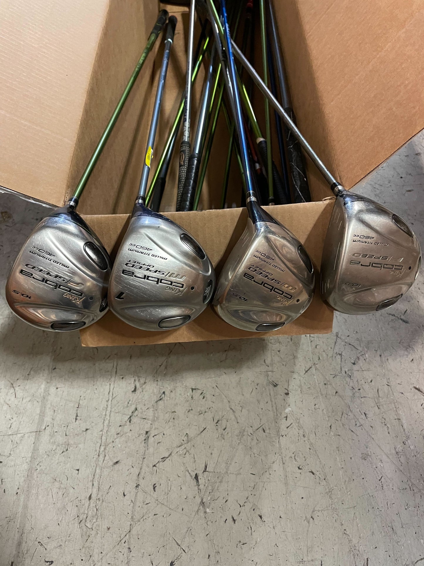 Wholesale Lot of 20 Cobra M Speed/ F Speed Drivers