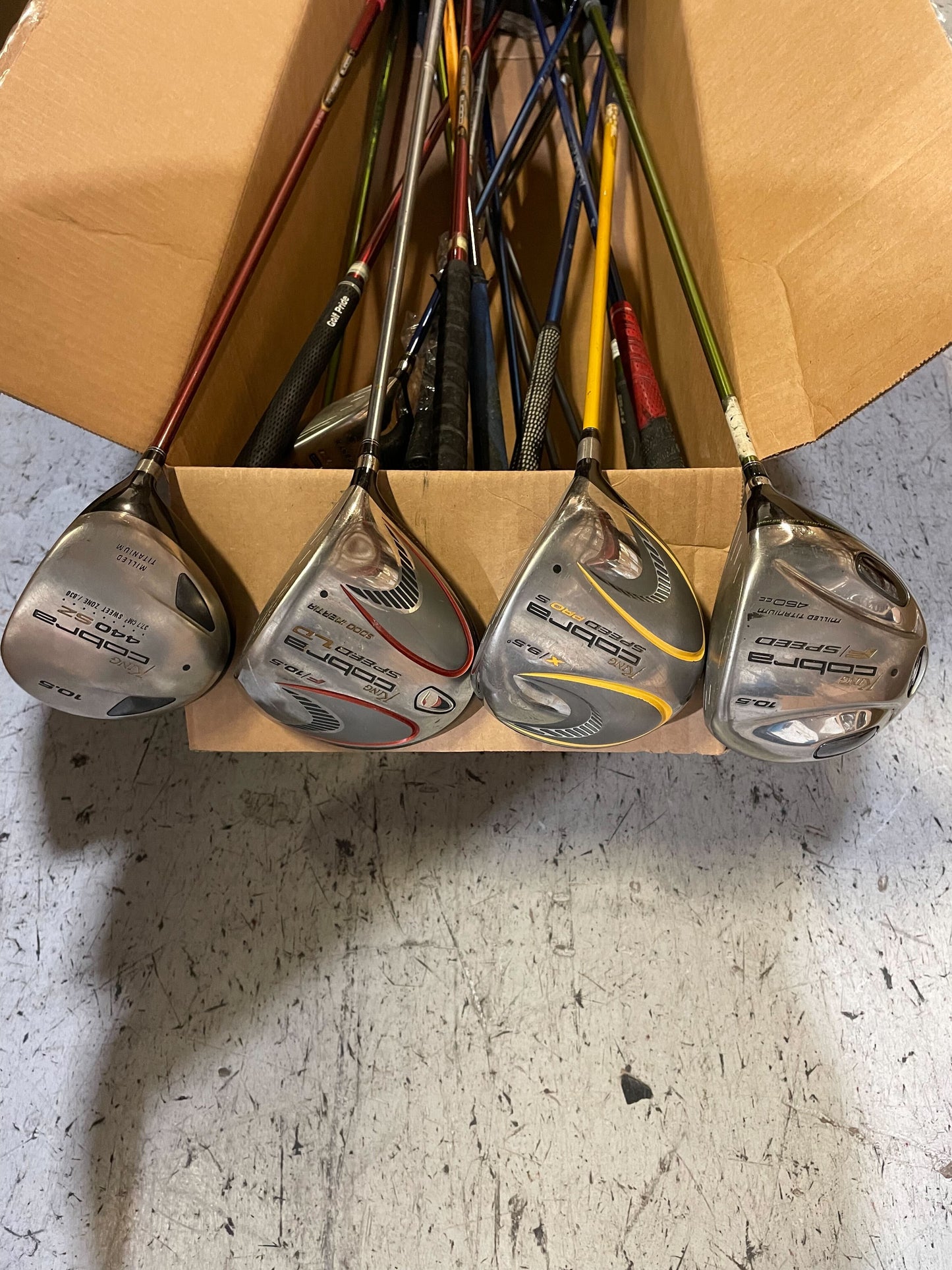 Wholesale Lot of Cobra Mixed Drivers Bargain