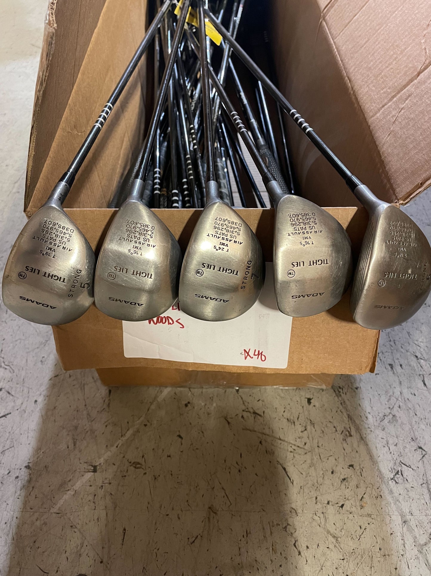 Wholesale Lot of Adams Tight Lies 98' Fairway Woods