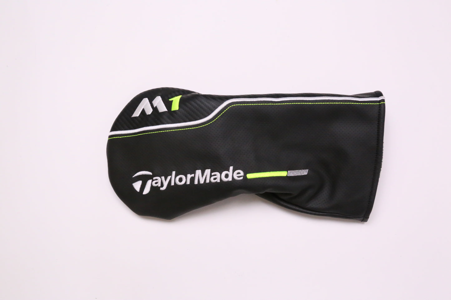 TaylorMade M1 2017 Driver Headcover Only Black Faux Leather Very Good Condition